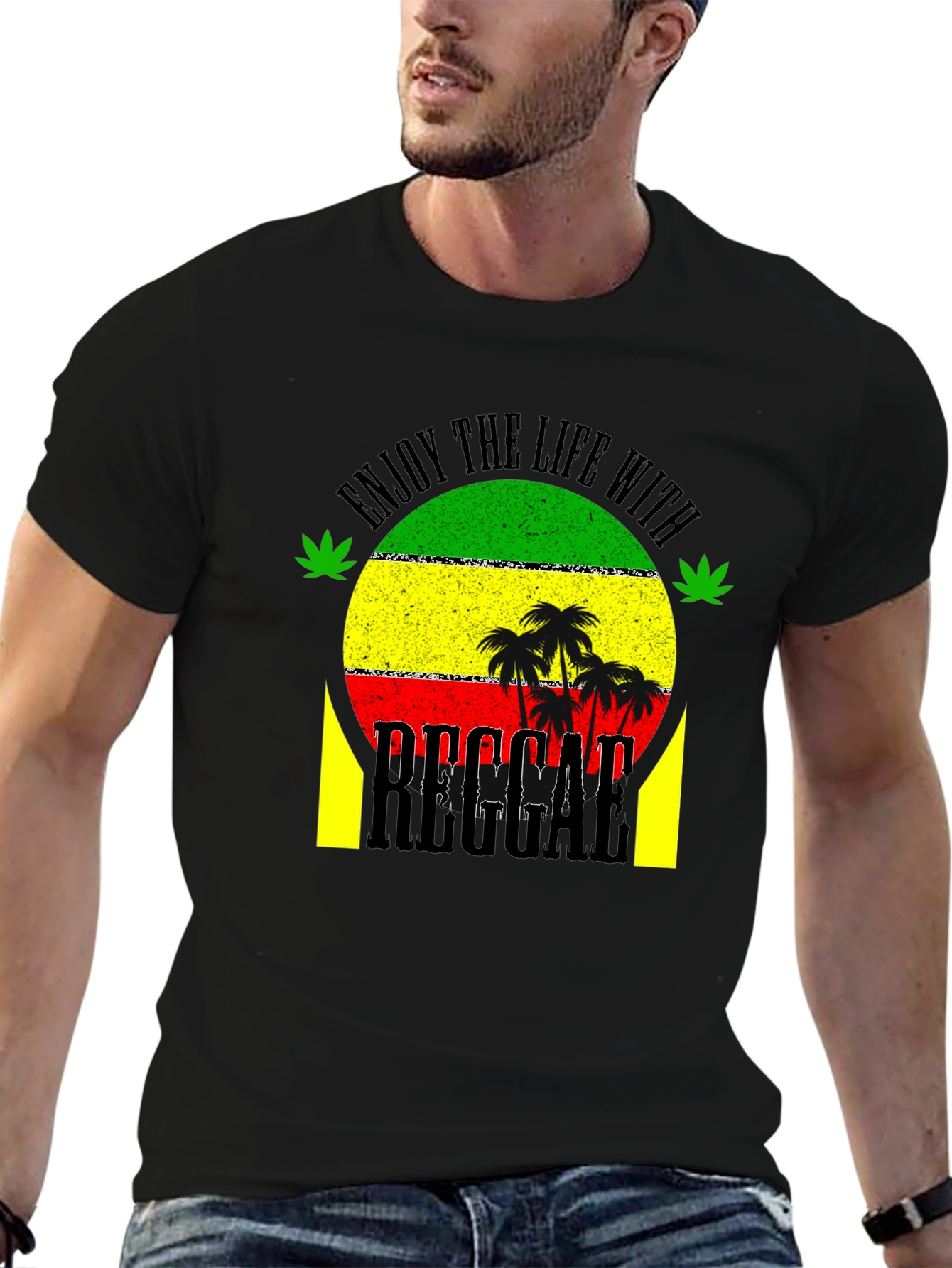 Reggae Life Style Graphic T-Shirt