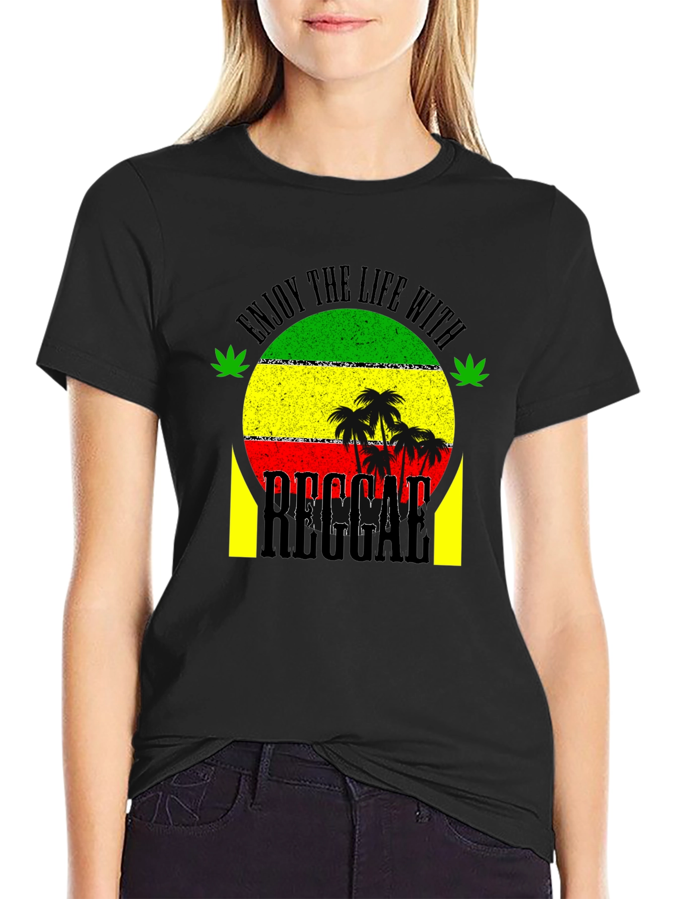 Reggae Life Style Graphic T-Shirt