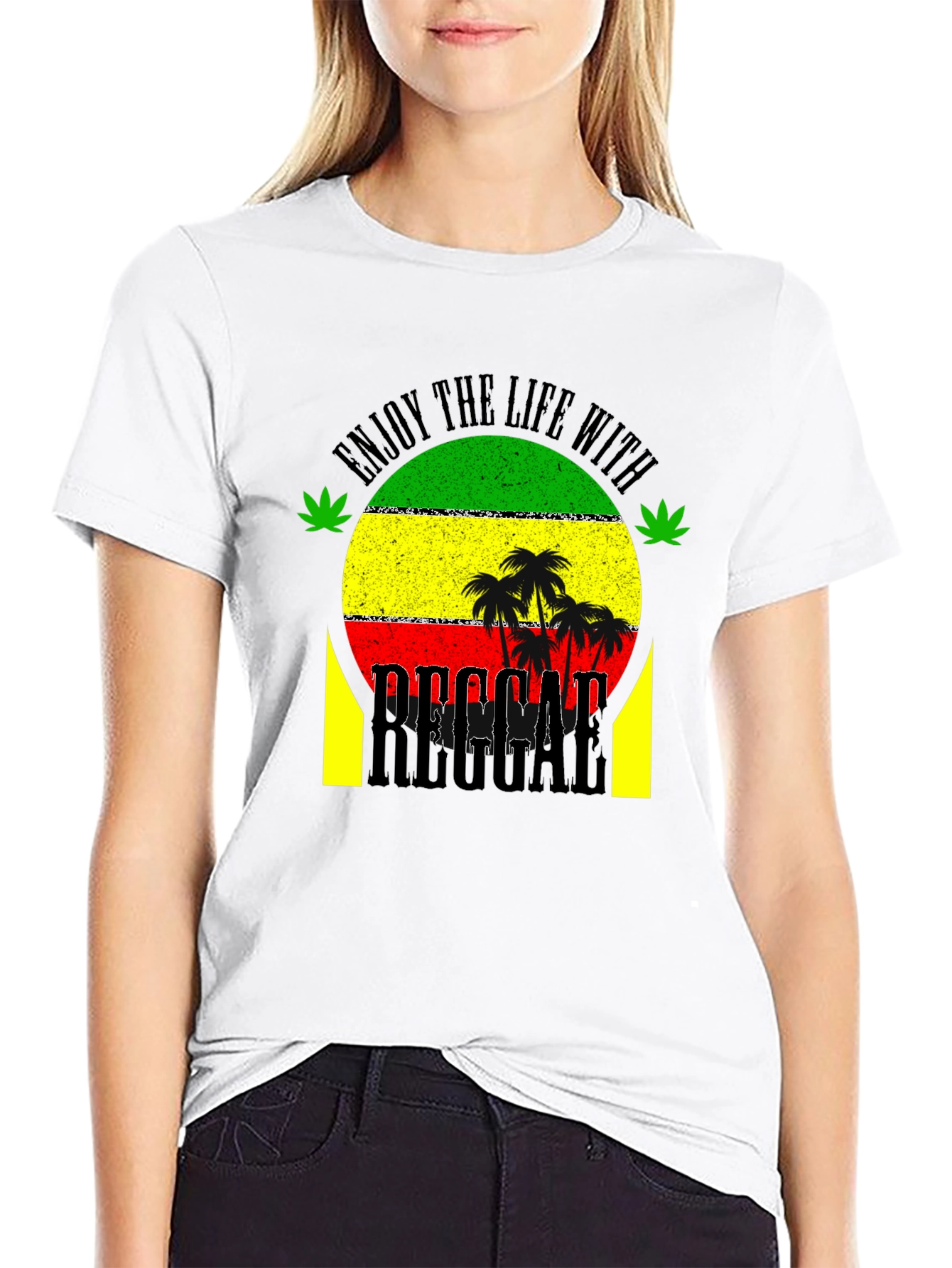 Reggae Life Style Graphic T-Shirt