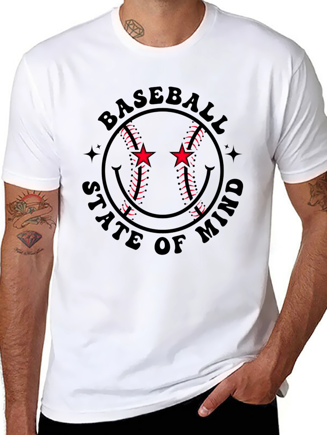 Baseball State of Mind Graphic T-Shirt