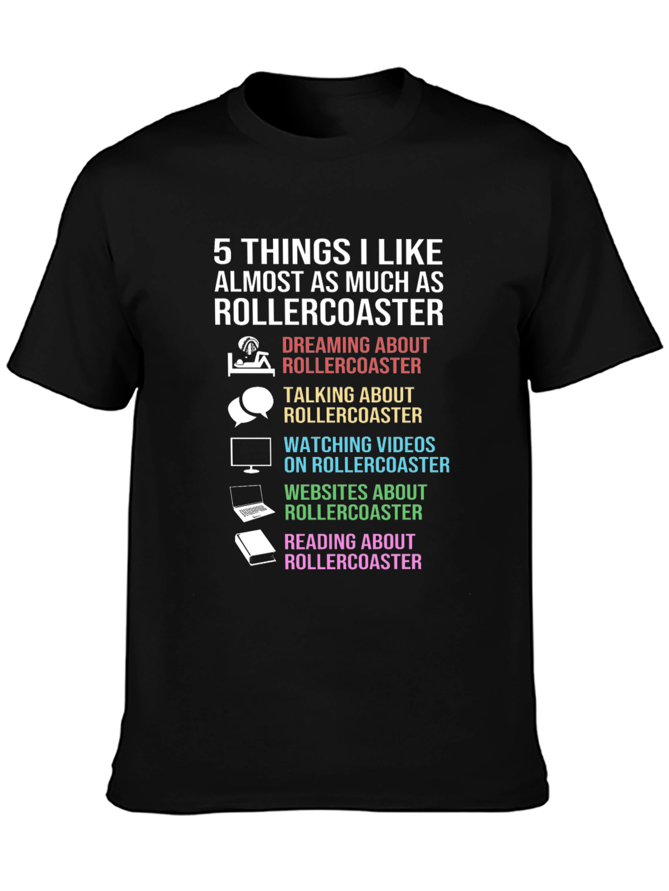 Rollercoaster Fan T-Shirt