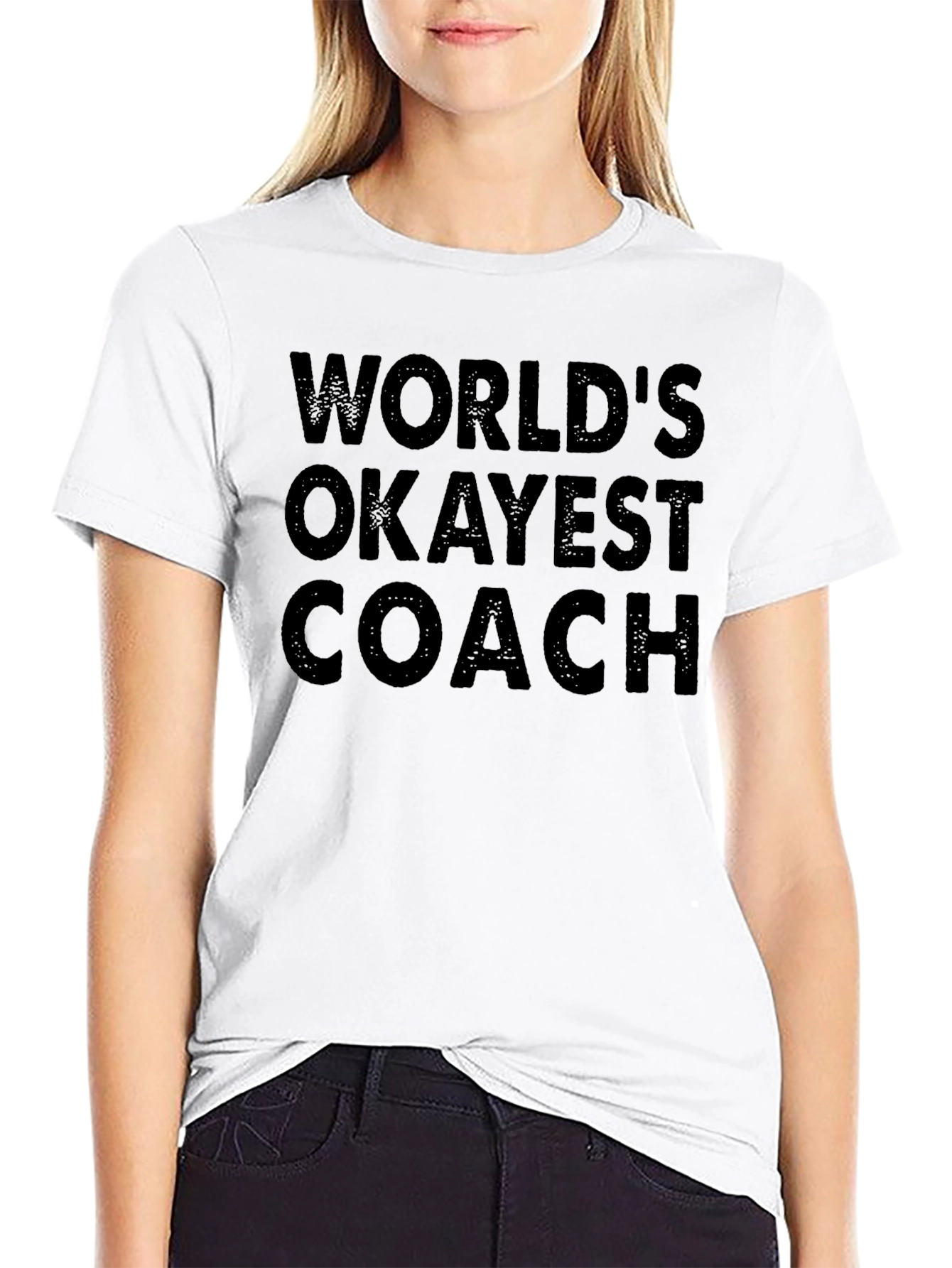 Worlds Okayest Coach Graphic T-Shirt
