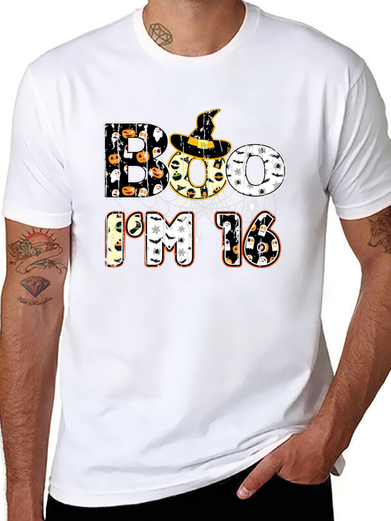 Boo Im 16 Halloween Birthday T-Shirt