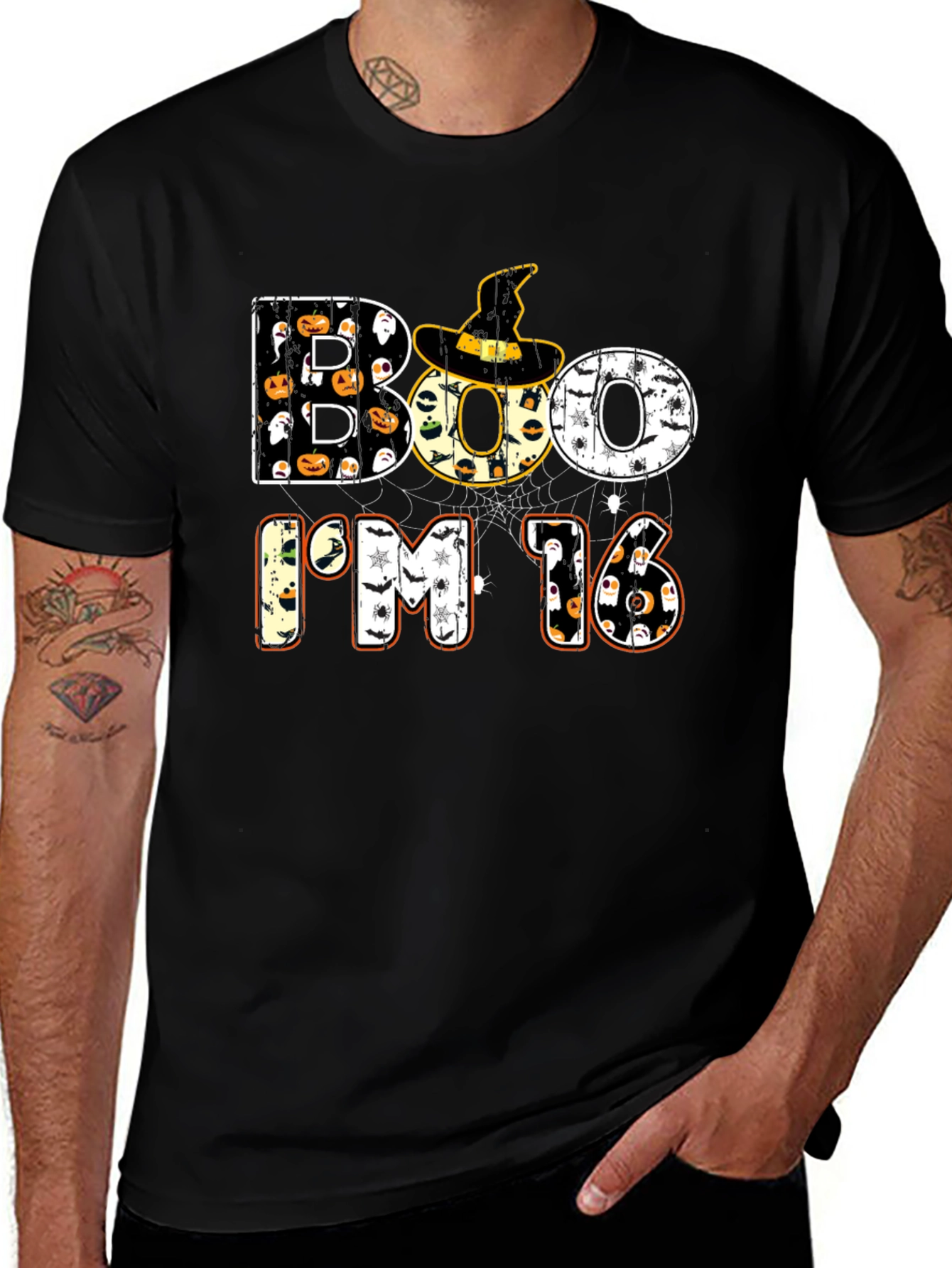 Boo Im 16 Halloween Birthday T-Shirt