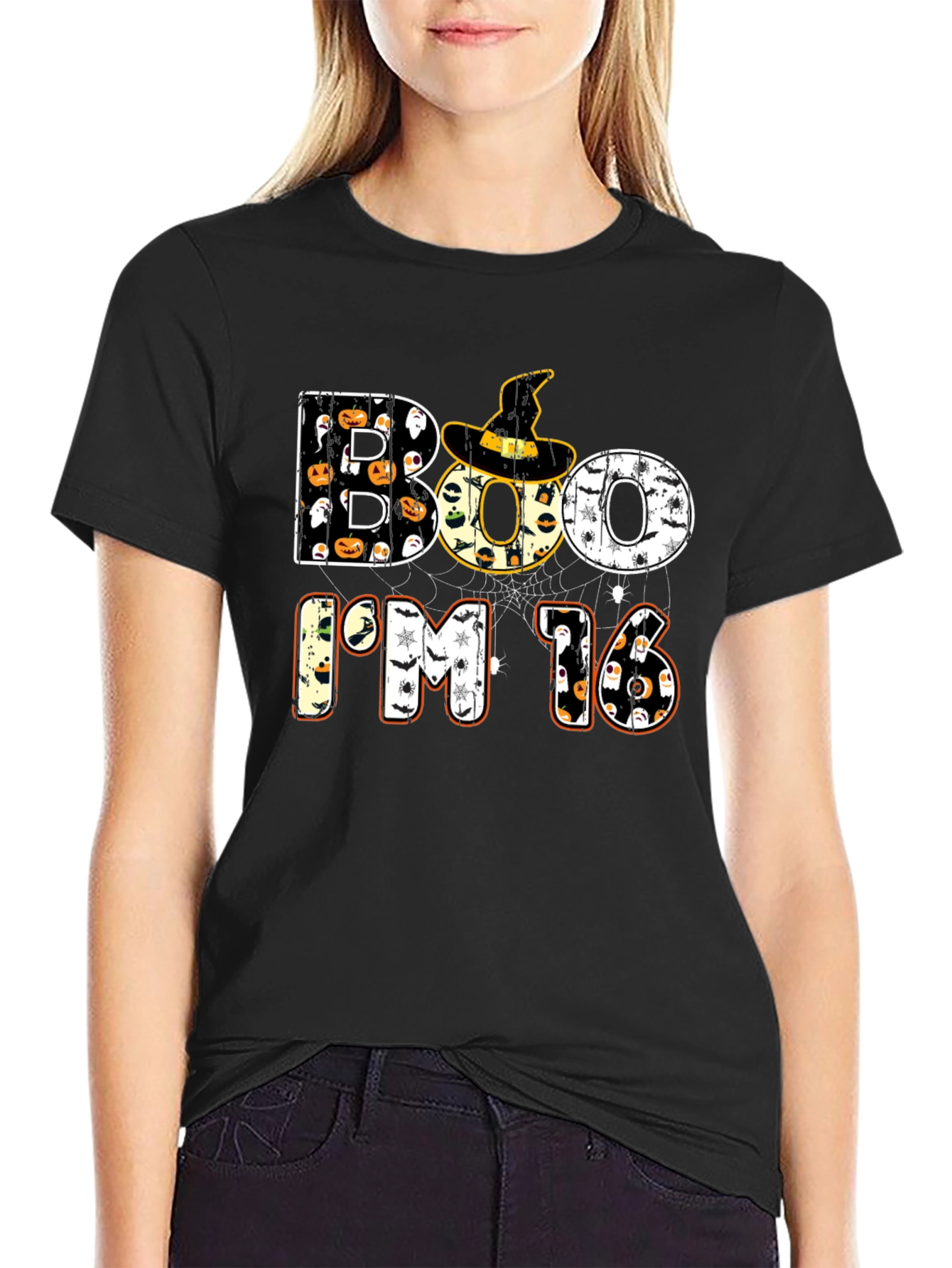 Boo Im 16 Halloween Birthday T-Shirt