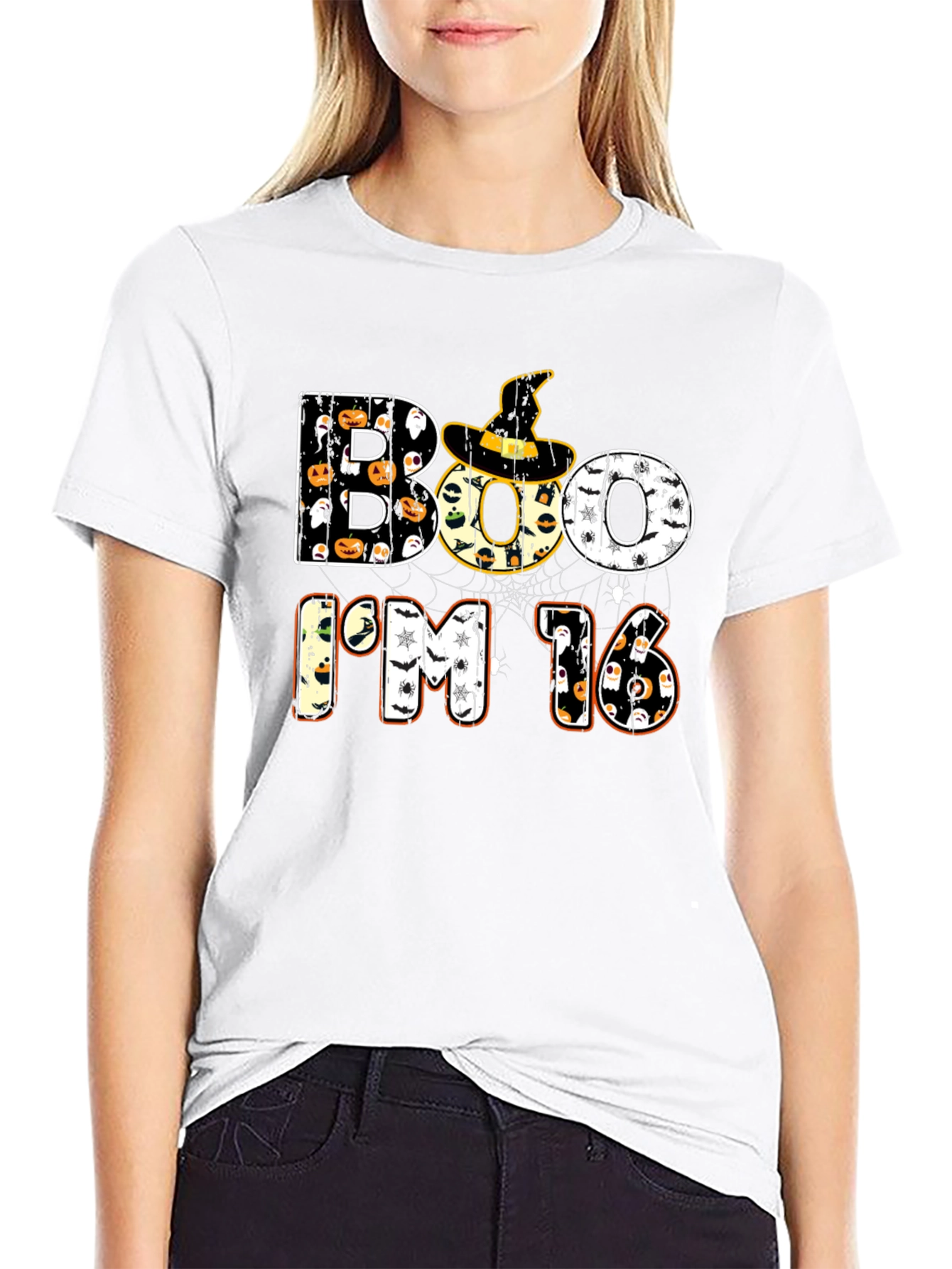 Boo Im 16 Halloween Birthday T-Shirt