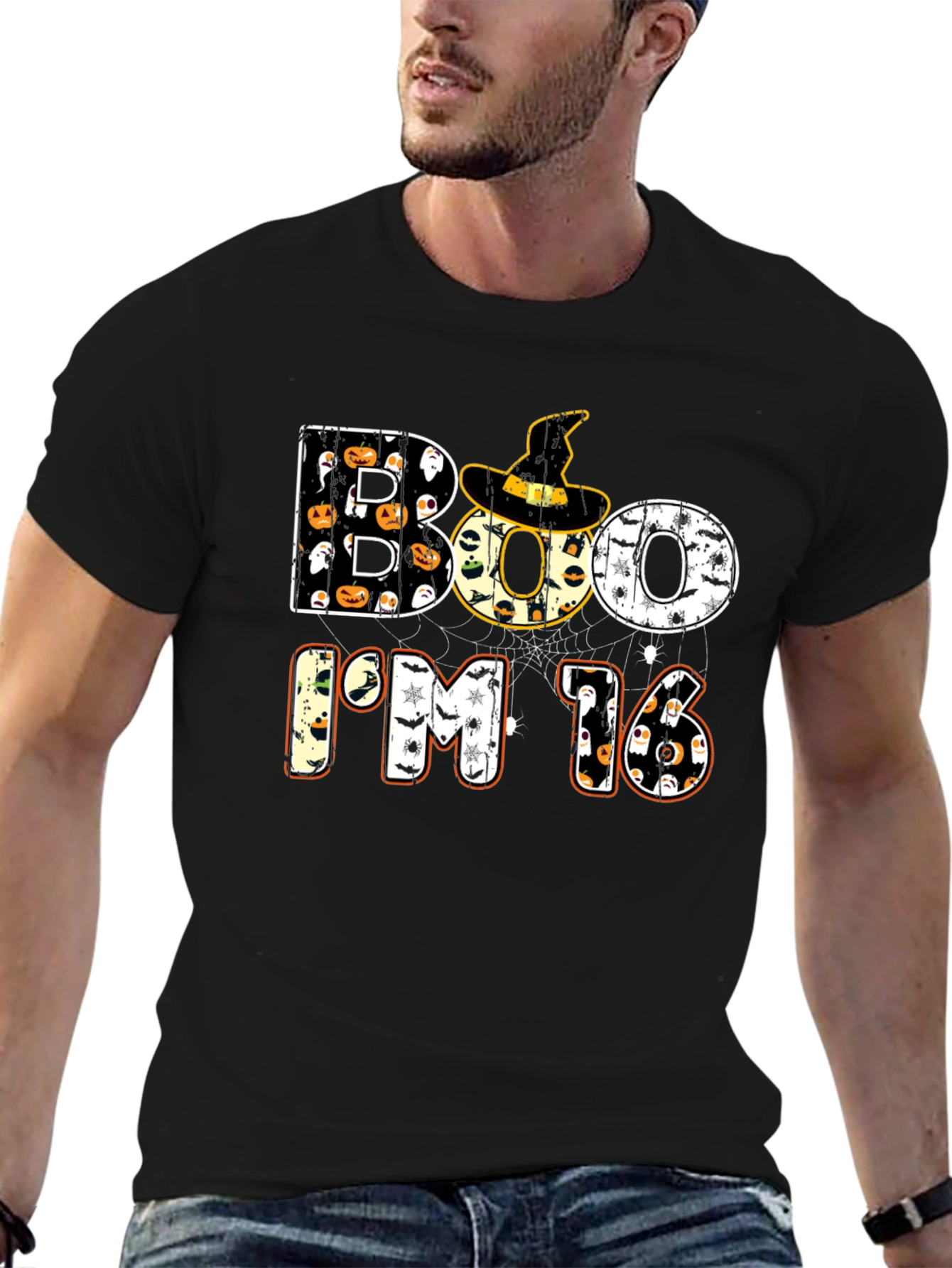 Boo Im 16 Halloween Birthday T-Shirt