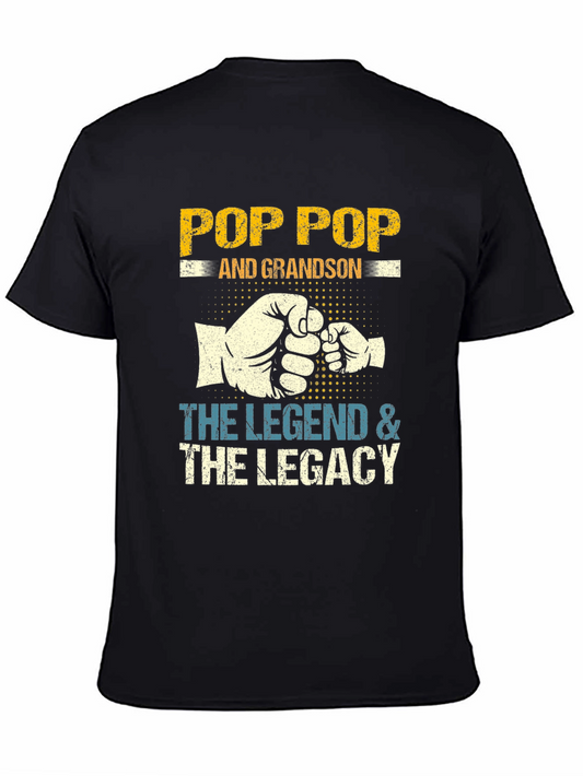 Pop Pop & Grandson T-Shirt - The Legend & The Legacy