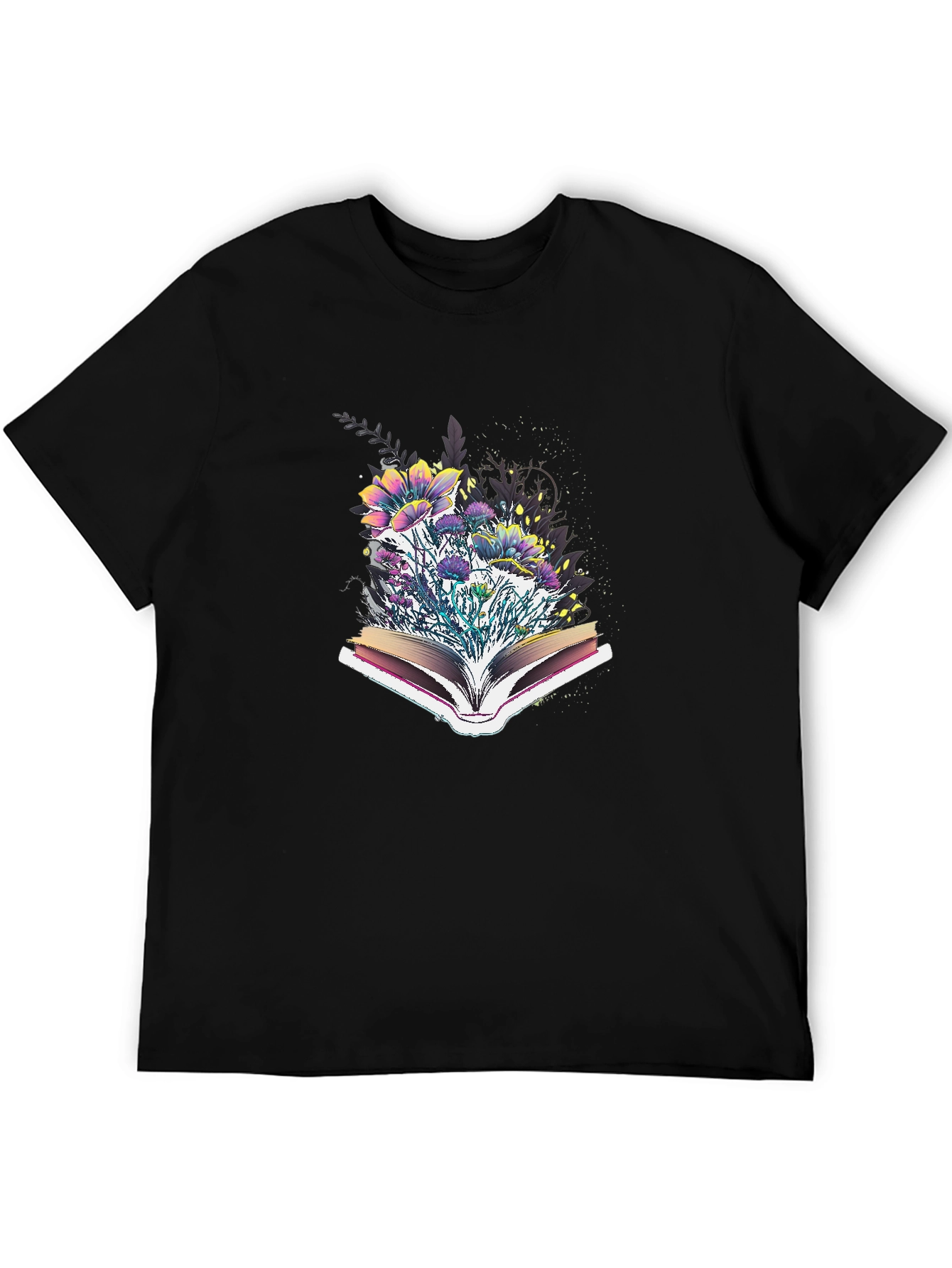 Floral Bookworm T-Shirt