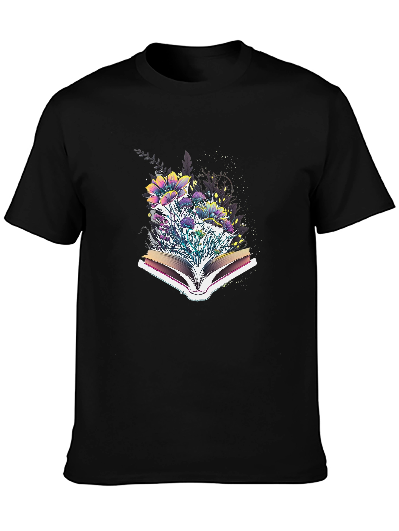 Floral Bookworm T-Shirt