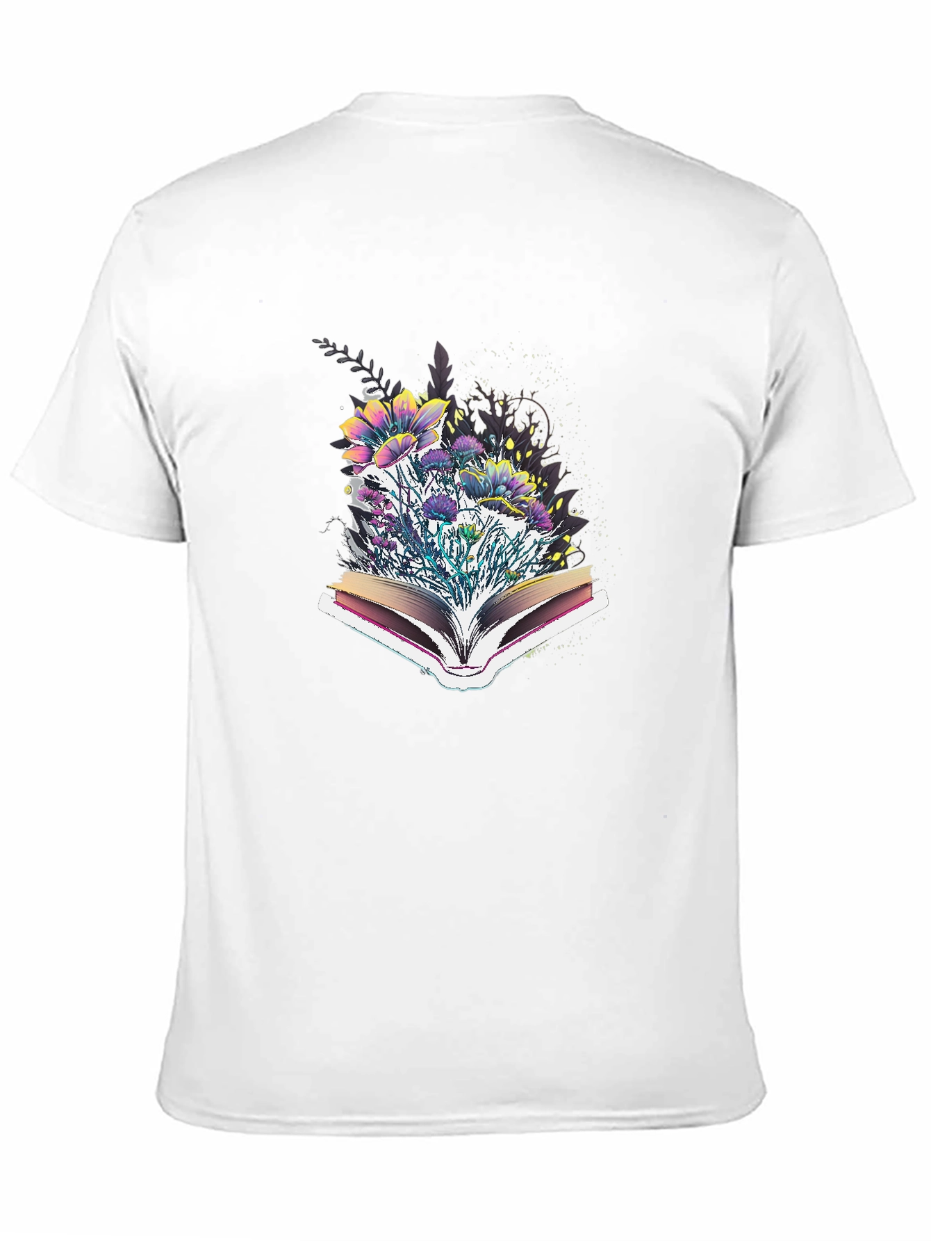 Floral Bookworm T-Shirt