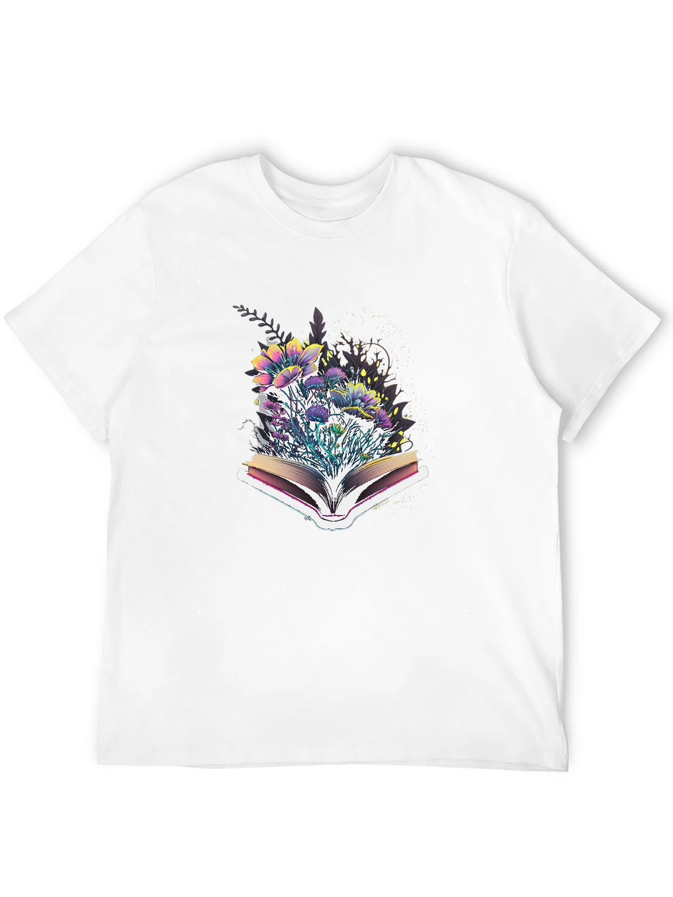 Floral Bookworm T-Shirt