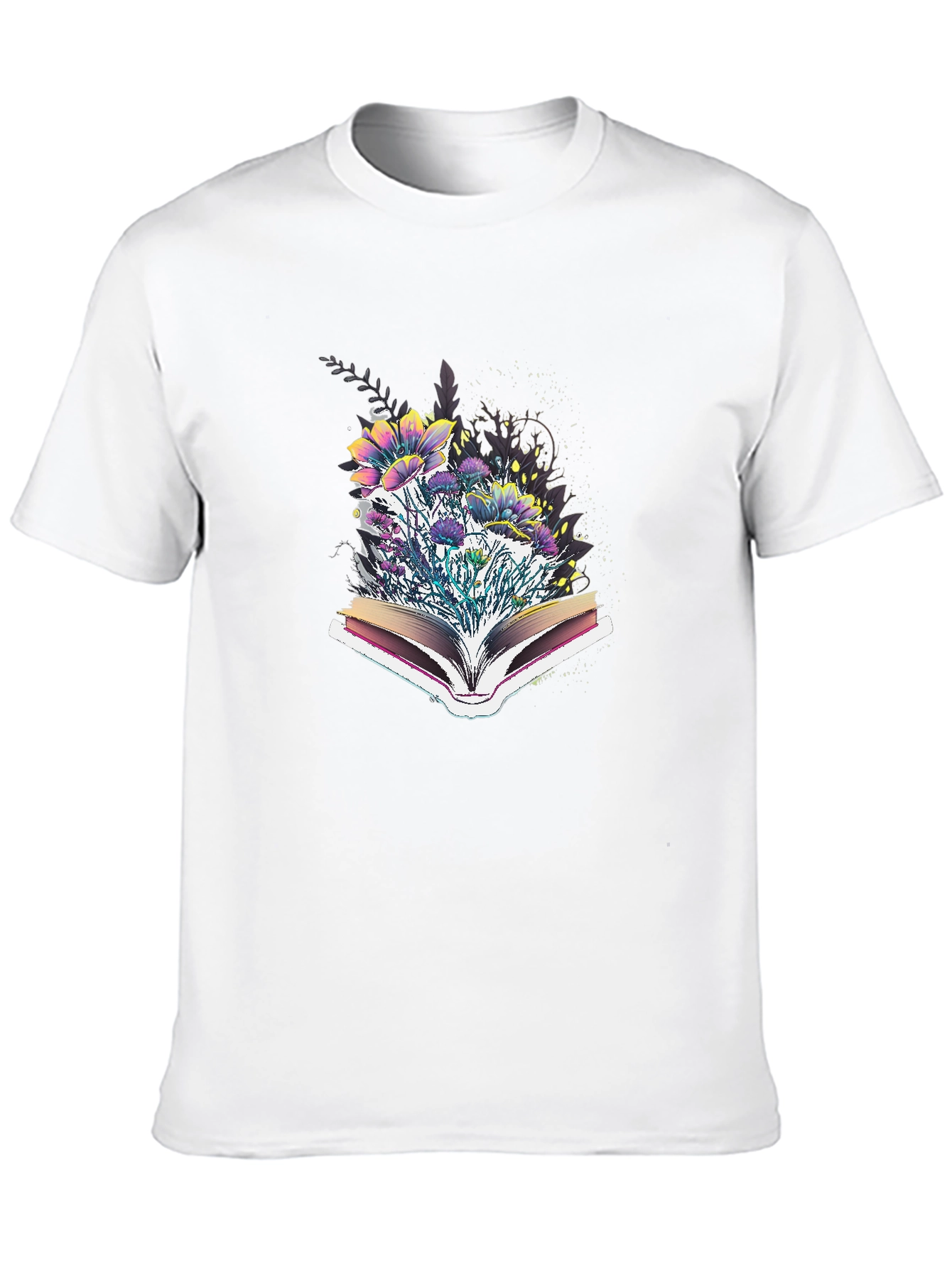 Floral Bookworm T-Shirt