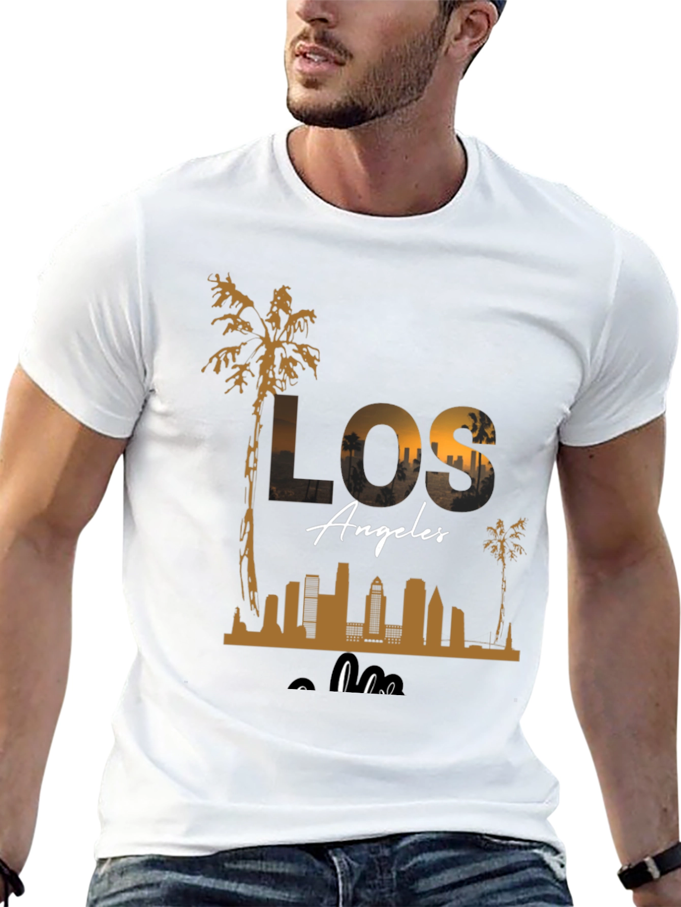 Los Angeles Graphic Print T-Shirt