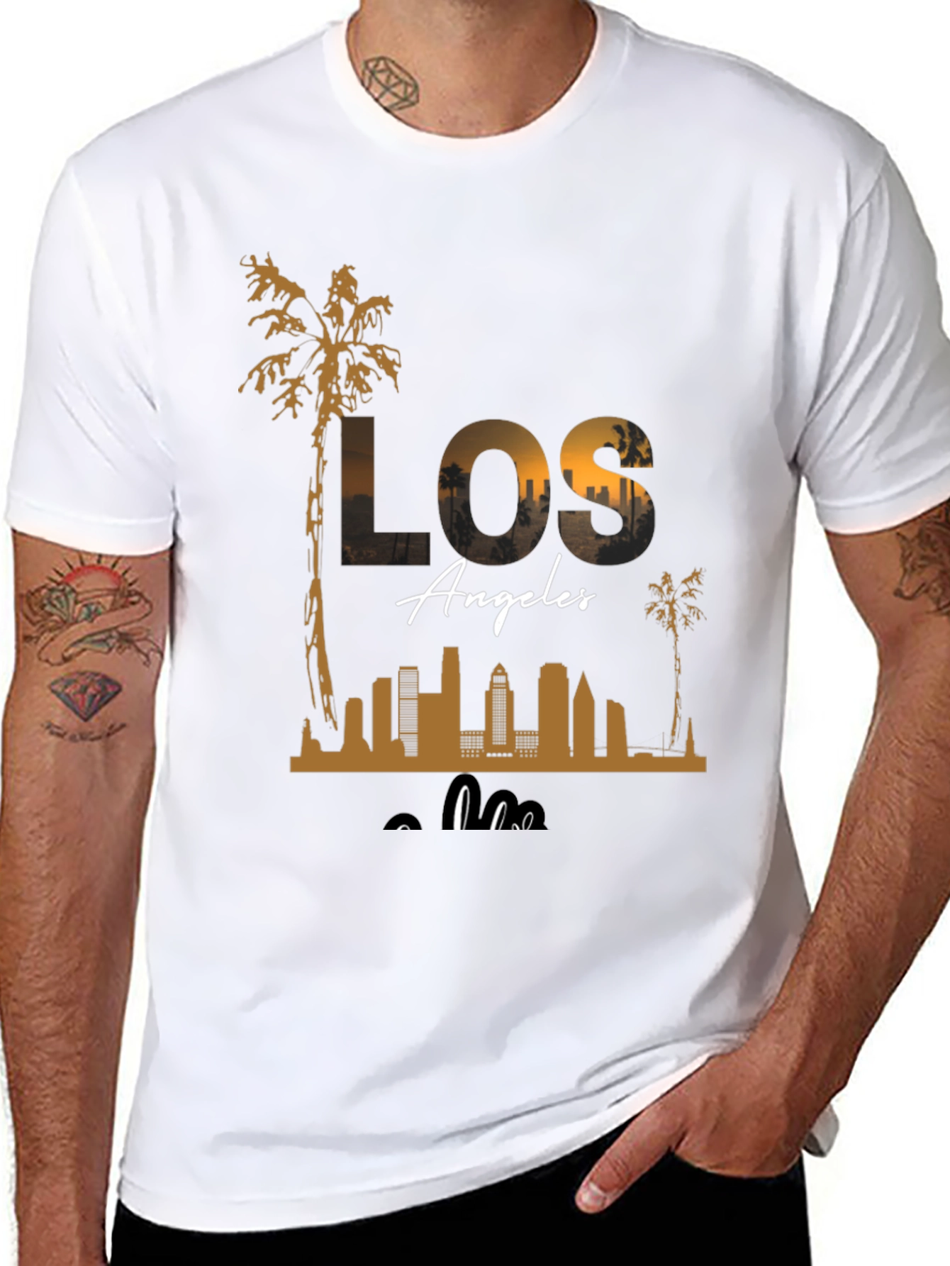 Los Angeles Graphic Print T-Shirt