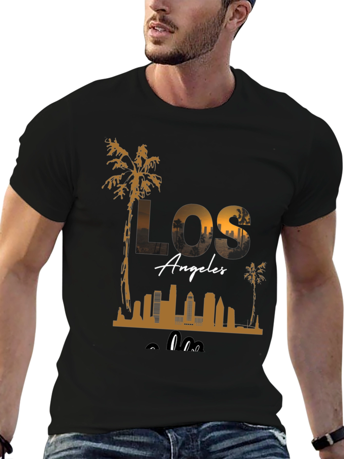 Los Angeles Graphic Print T-Shirt