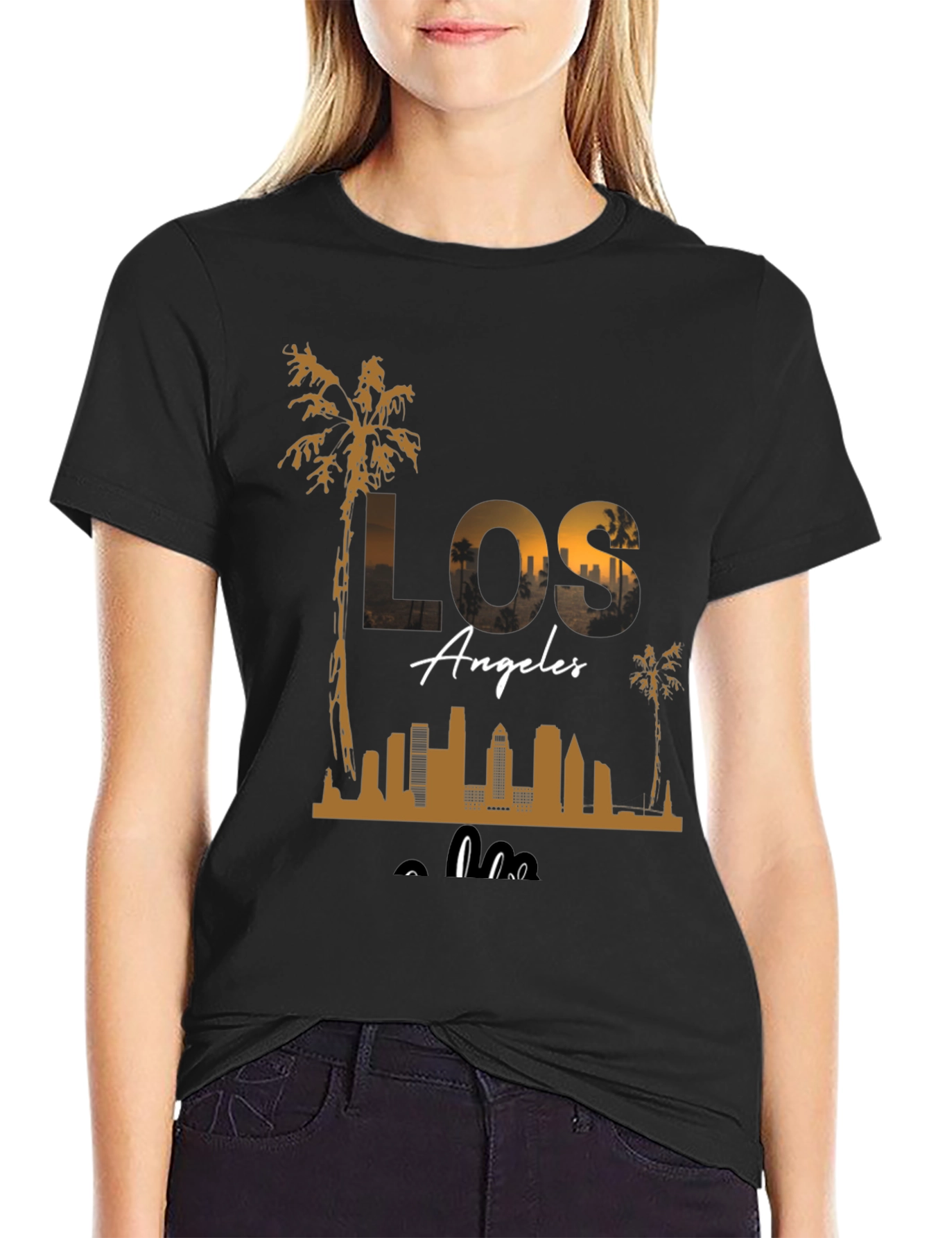 Los Angeles Graphic Print T-Shirt