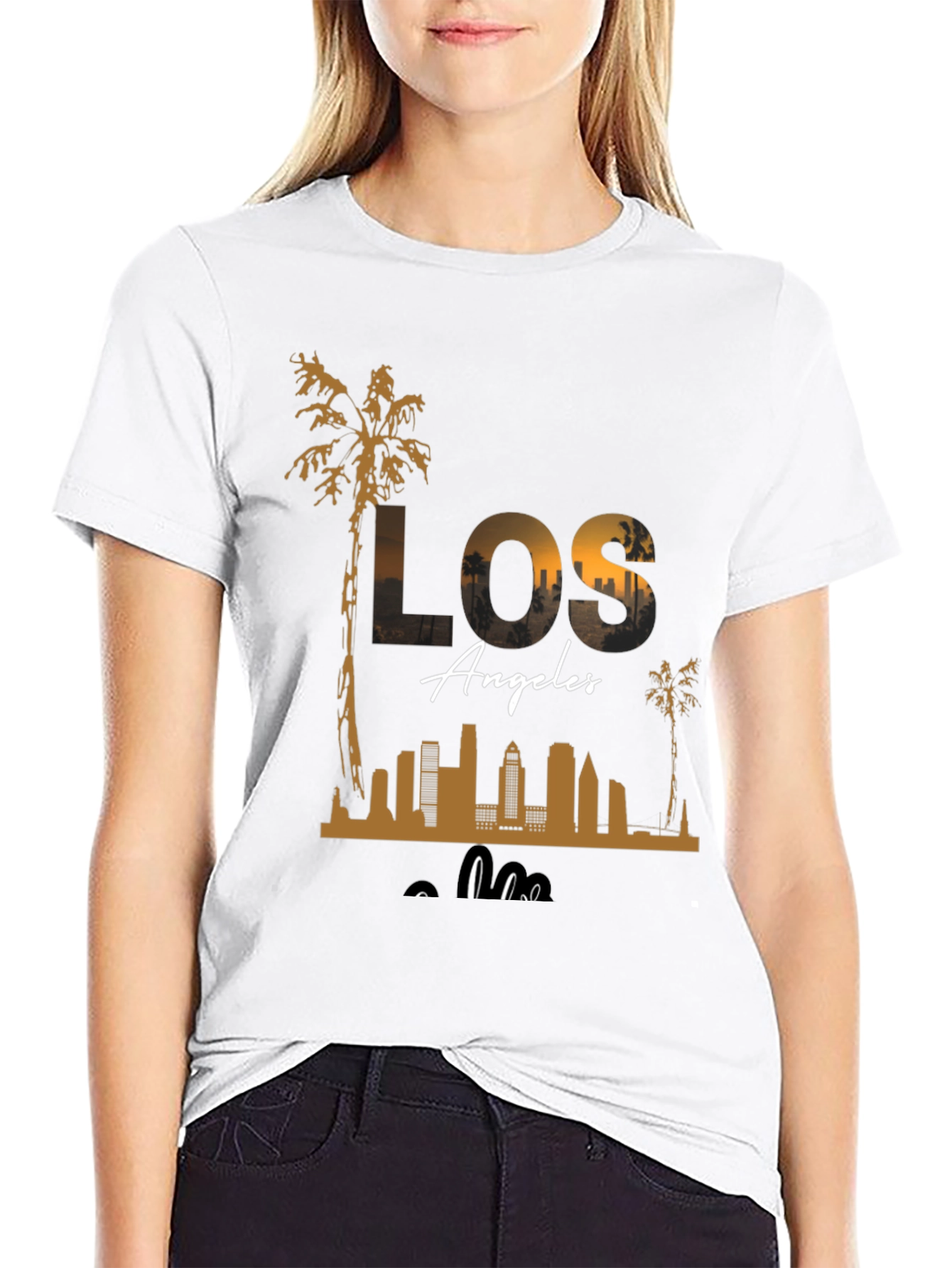 Los Angeles Graphic Print T-Shirt