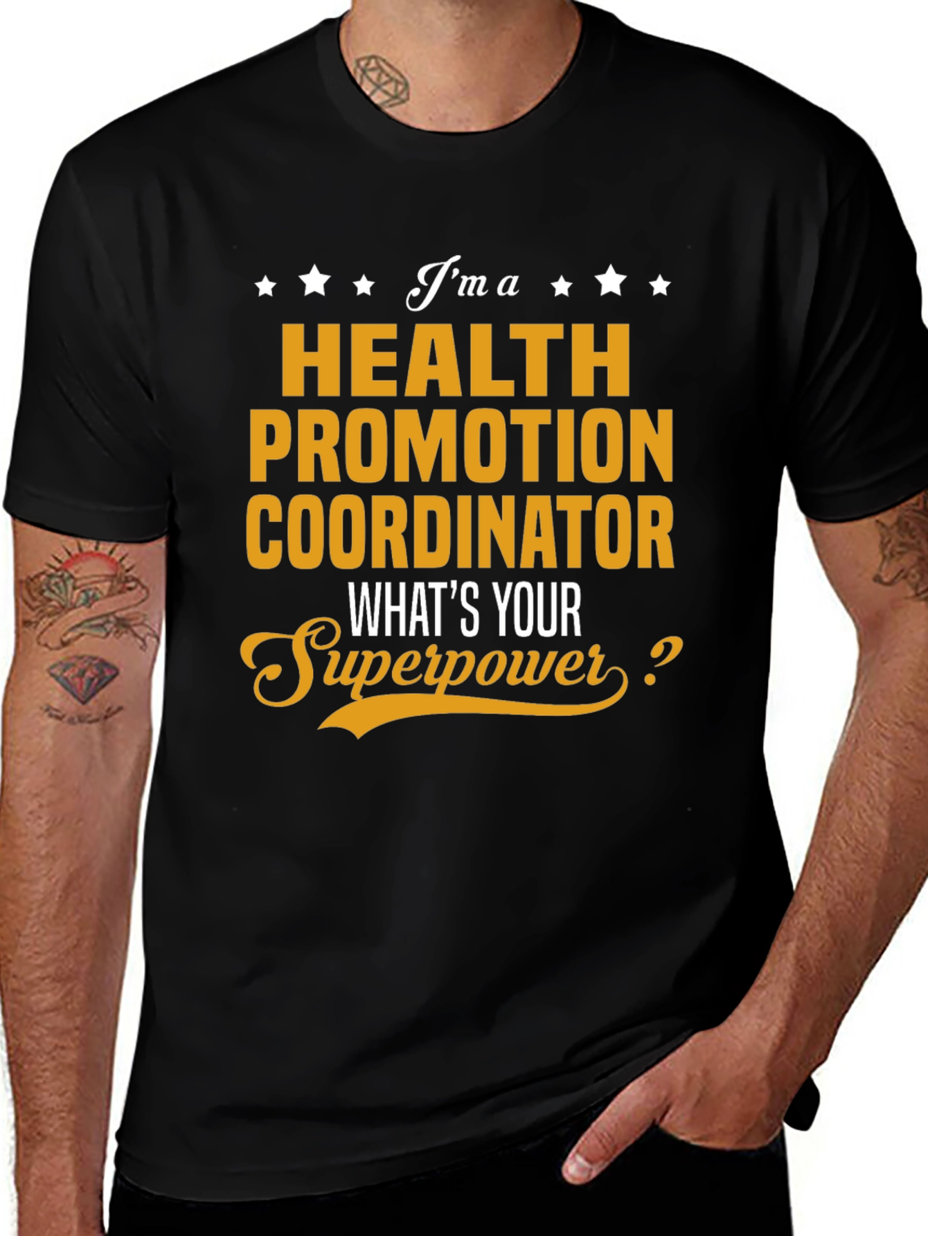 Health Promotion Coordinator Superpower T-Shirt