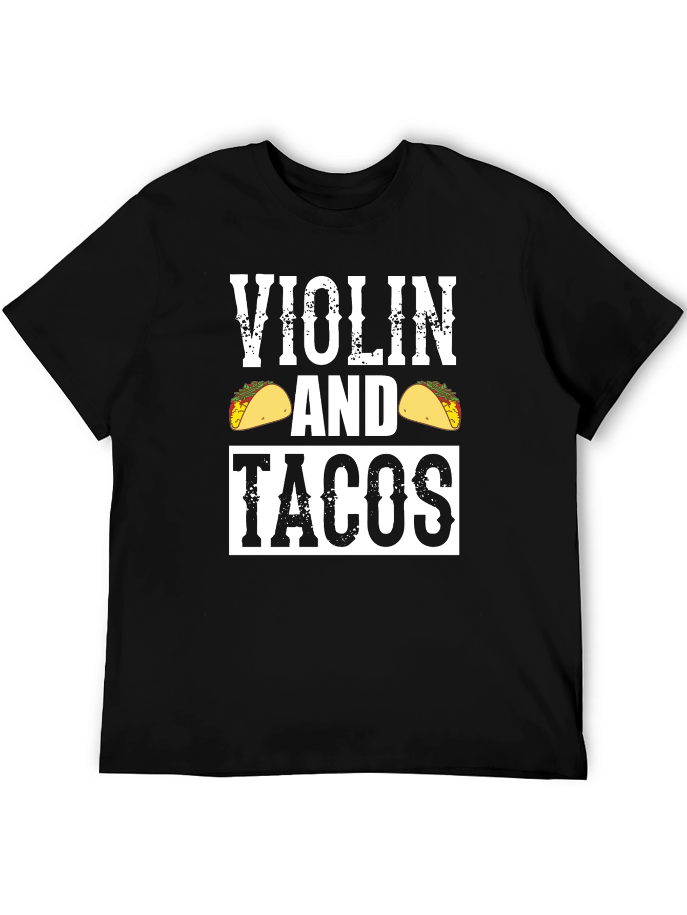 Violin and Tacos Graphic T-Shirt