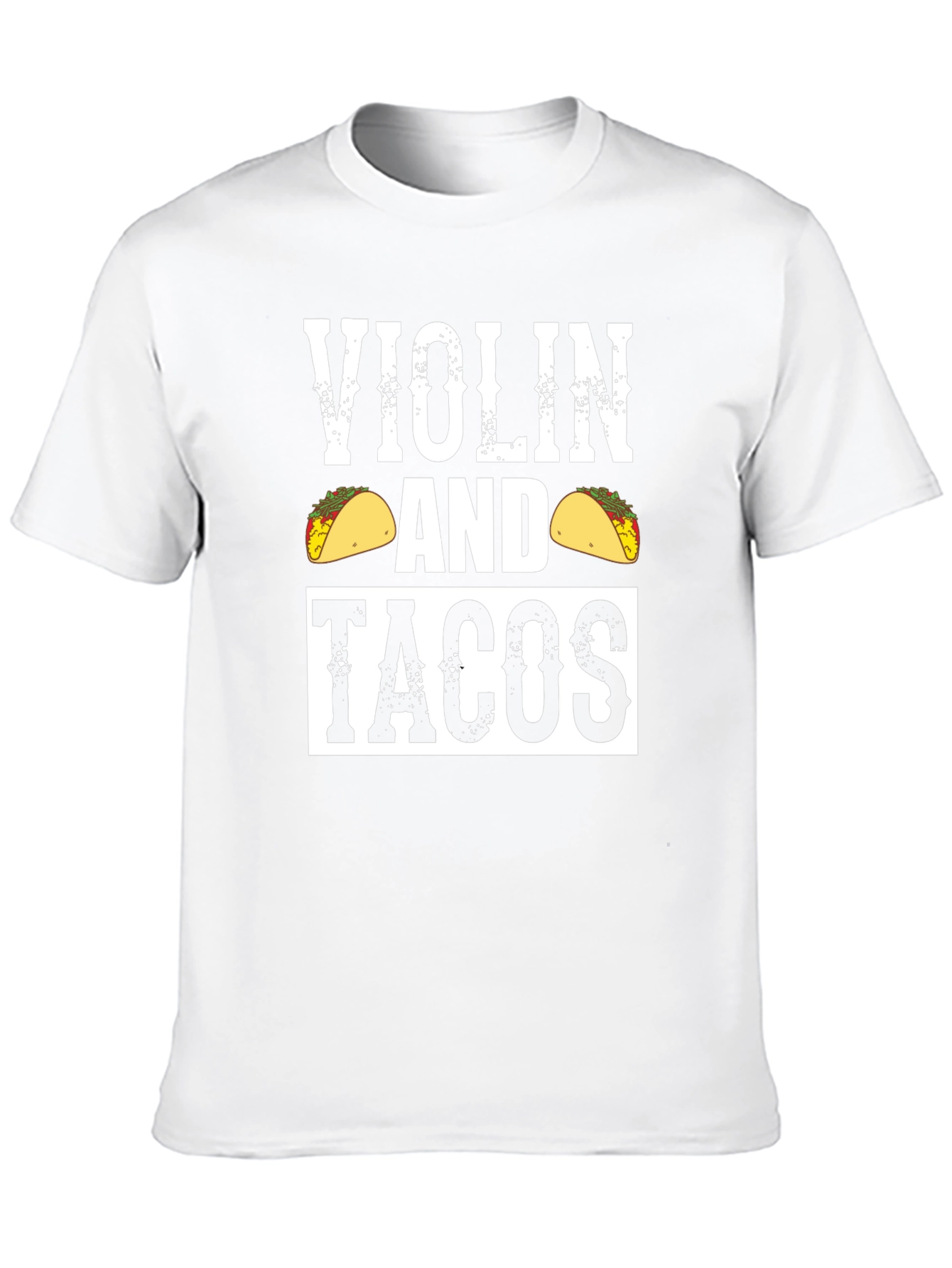 Violin and Tacos Graphic T-Shirt