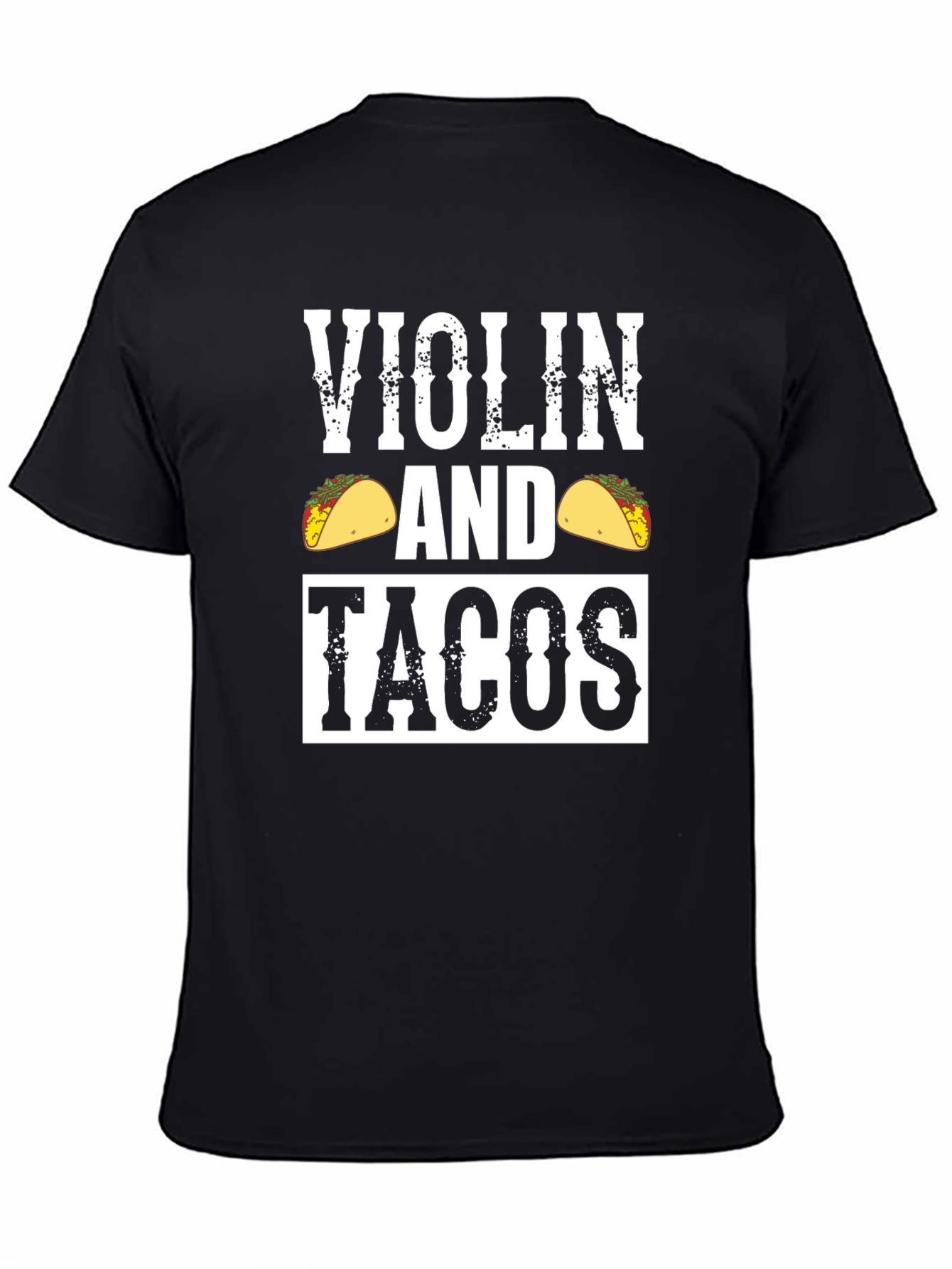 Violin and Tacos Graphic T-Shirt