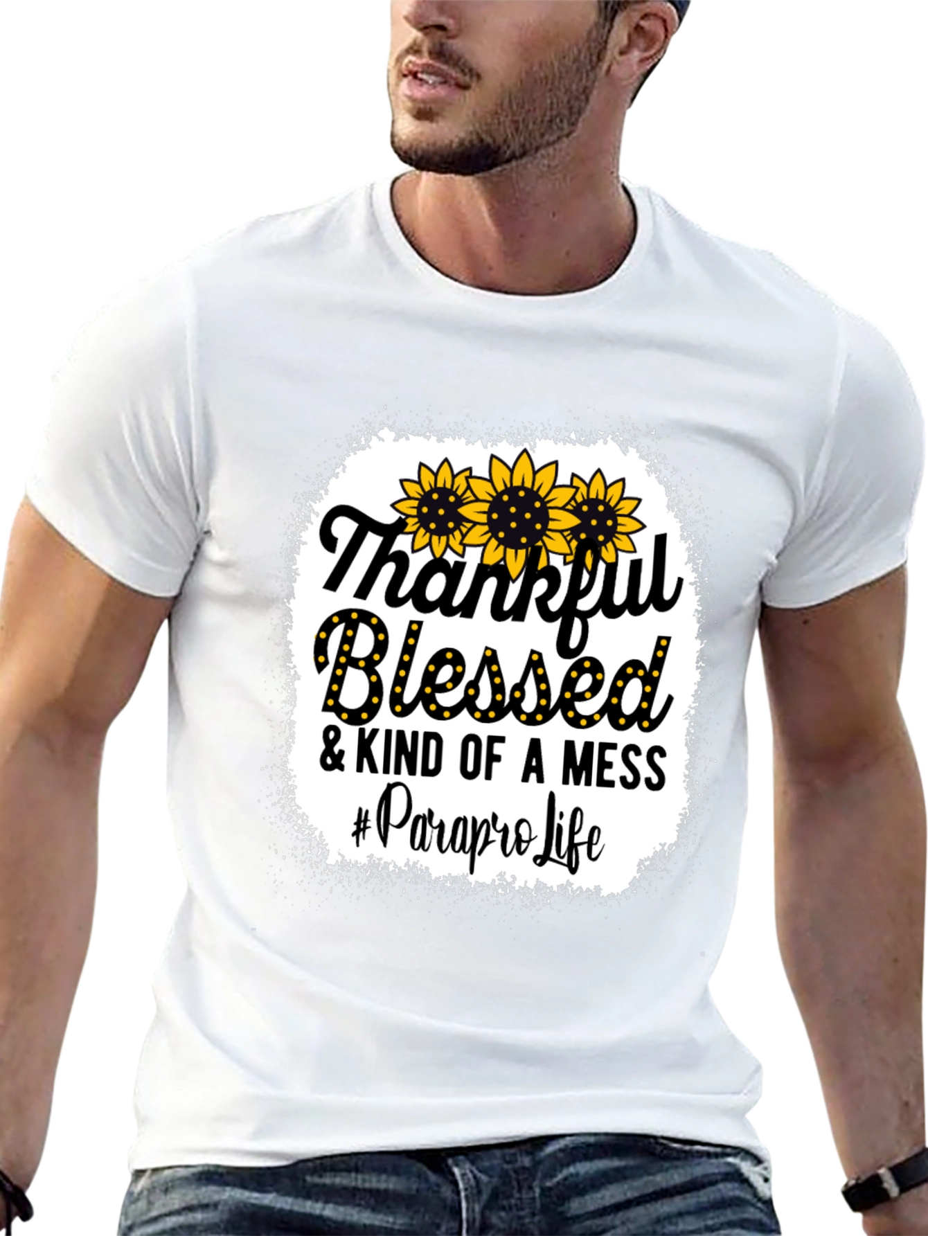 Thankful Blessed Parapro Life T-Shirt