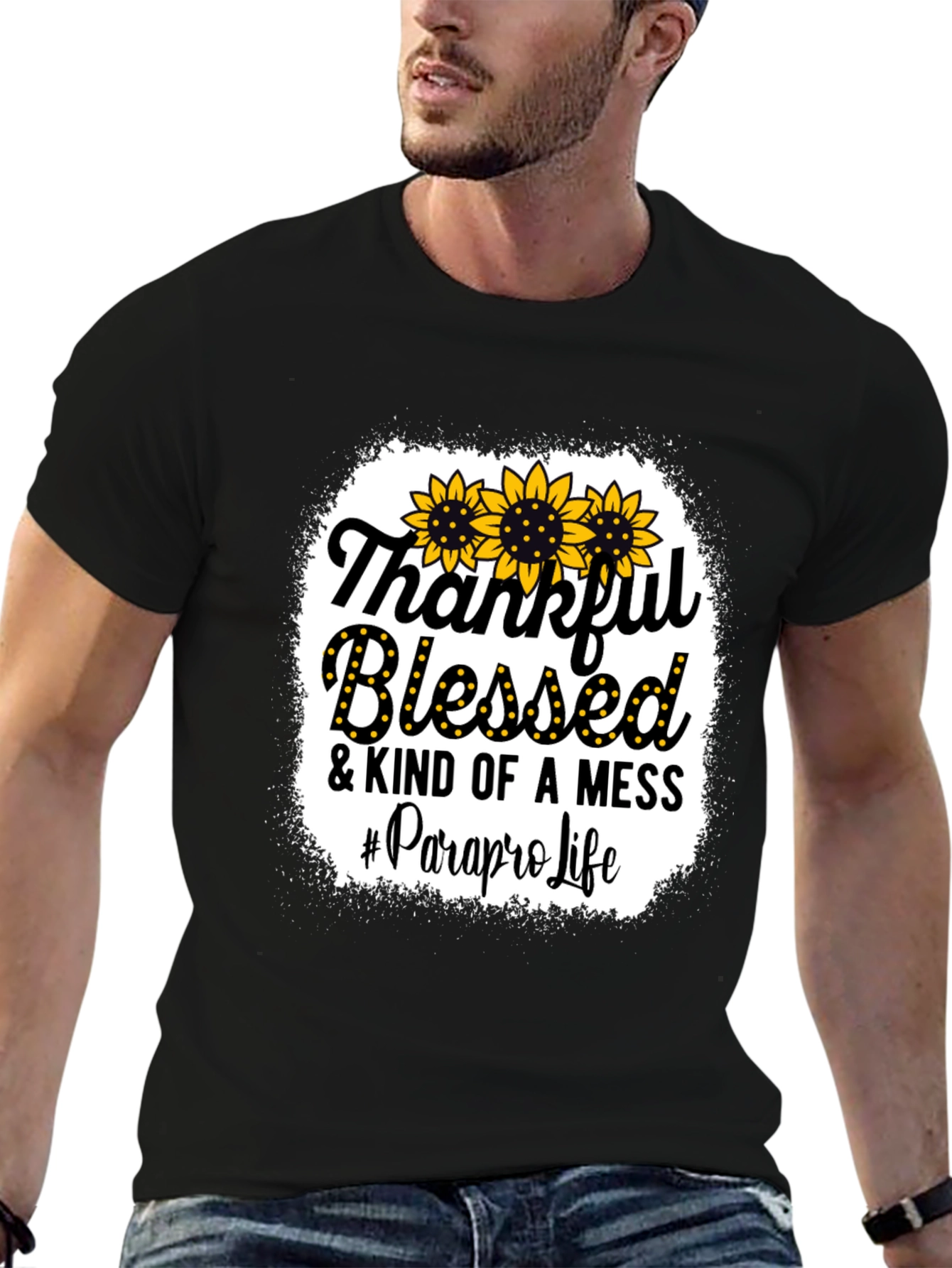 Thankful Blessed Parapro Life T-Shirt