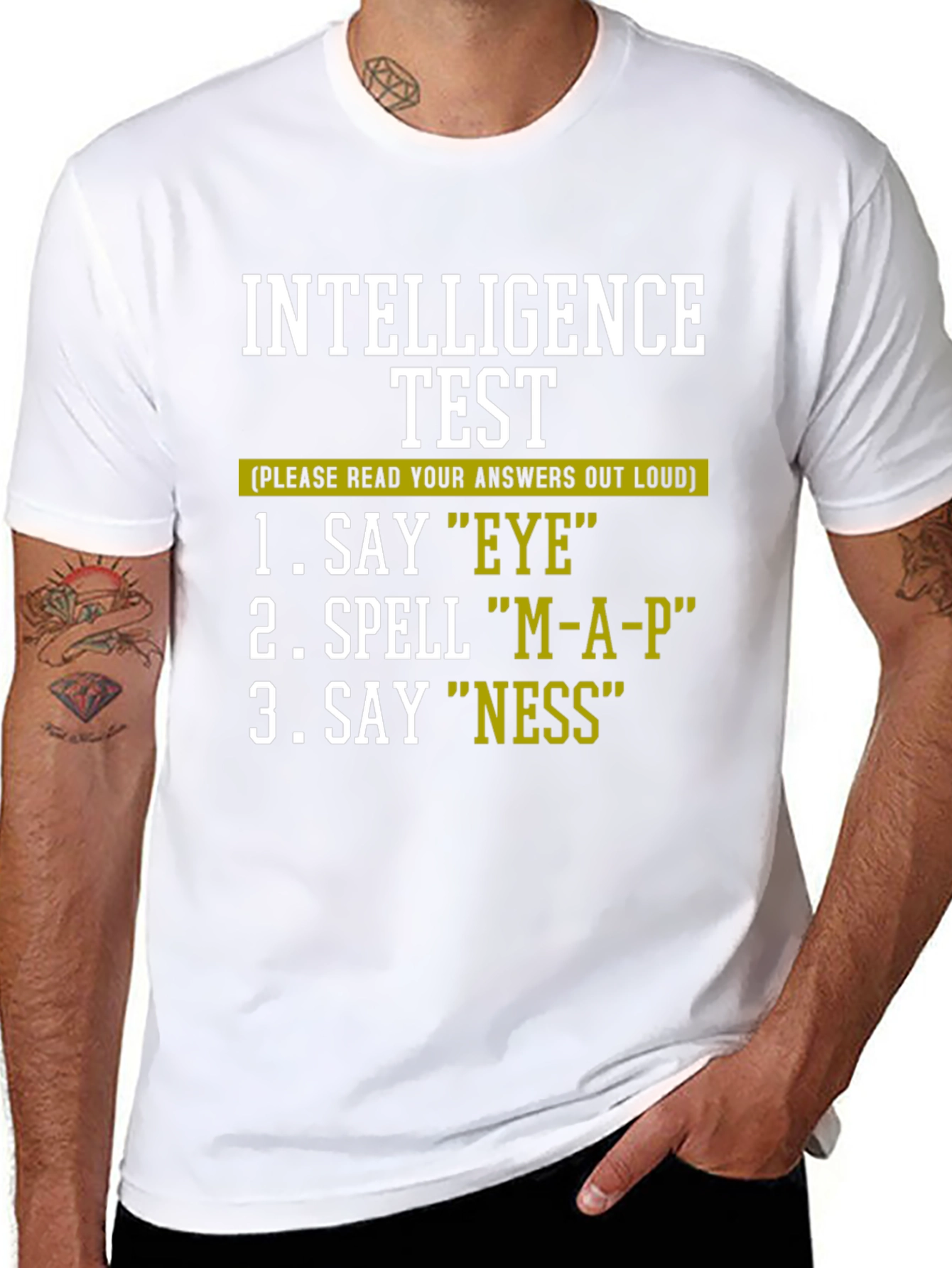 Intelligence Test Humor Tee
