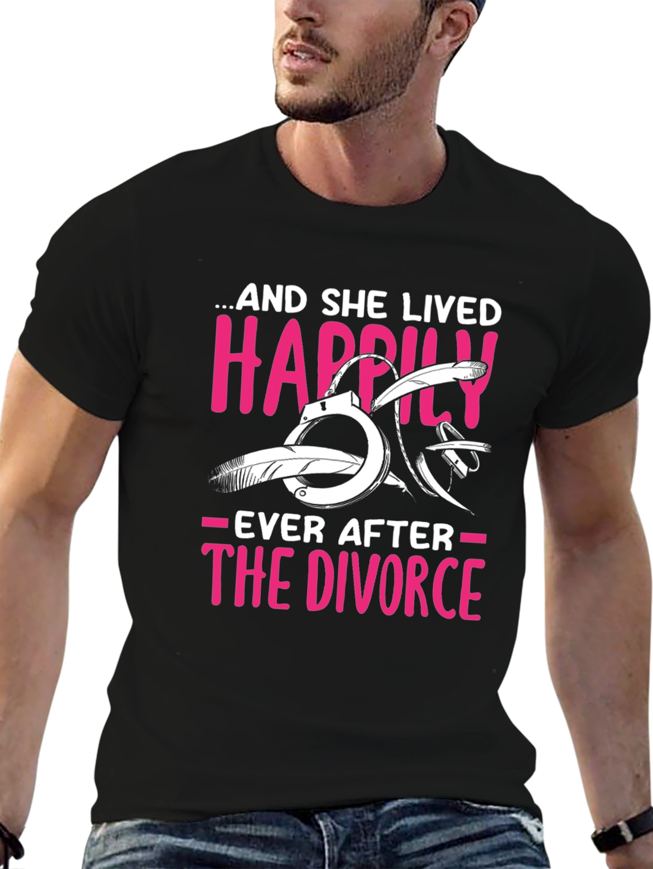 Divorce Humor T-Shirt: Happily Ever After