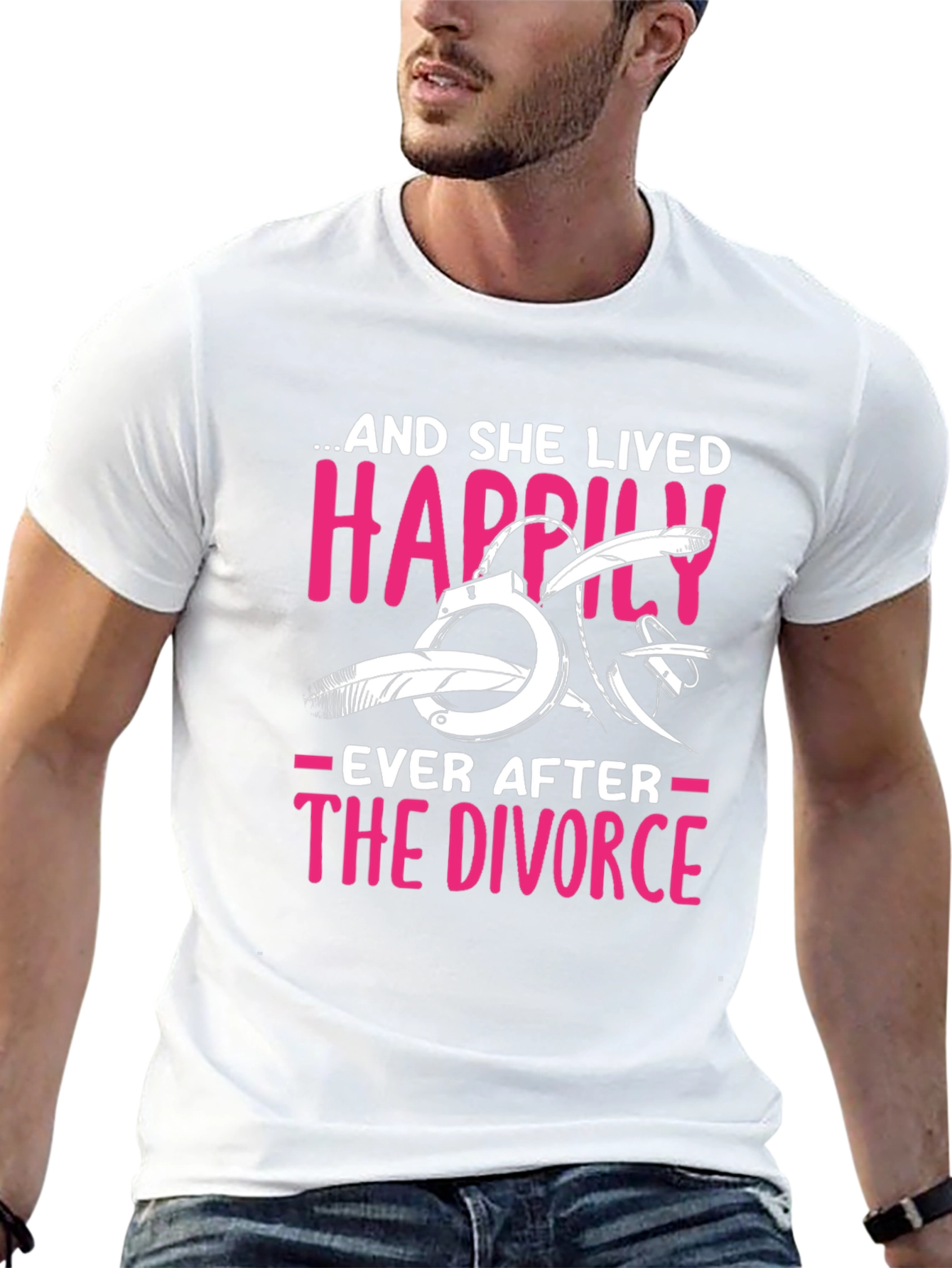 Divorce Humor T-Shirt: Happily Ever After