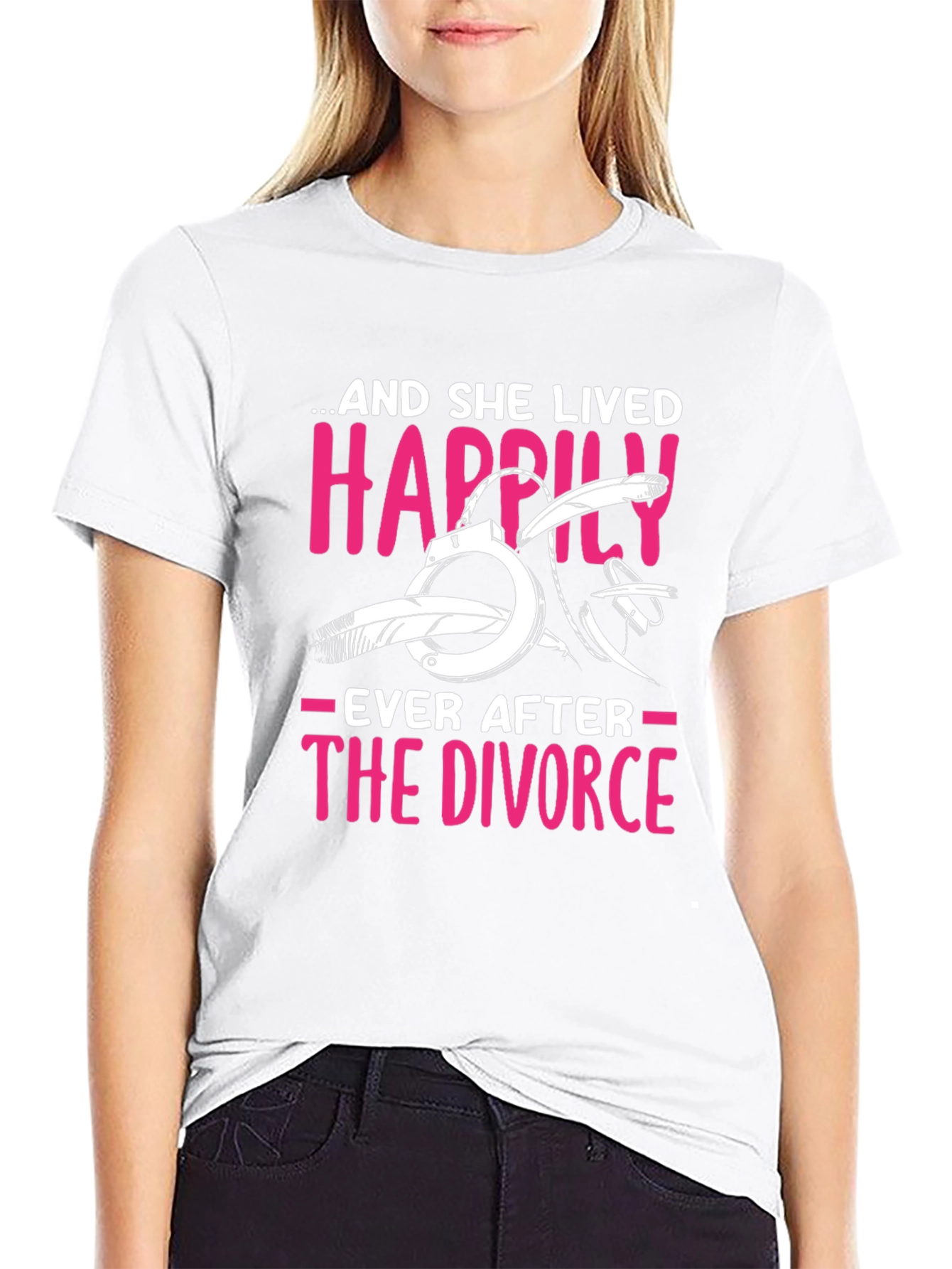 Divorce Humor T-Shirt: Happily Ever After
