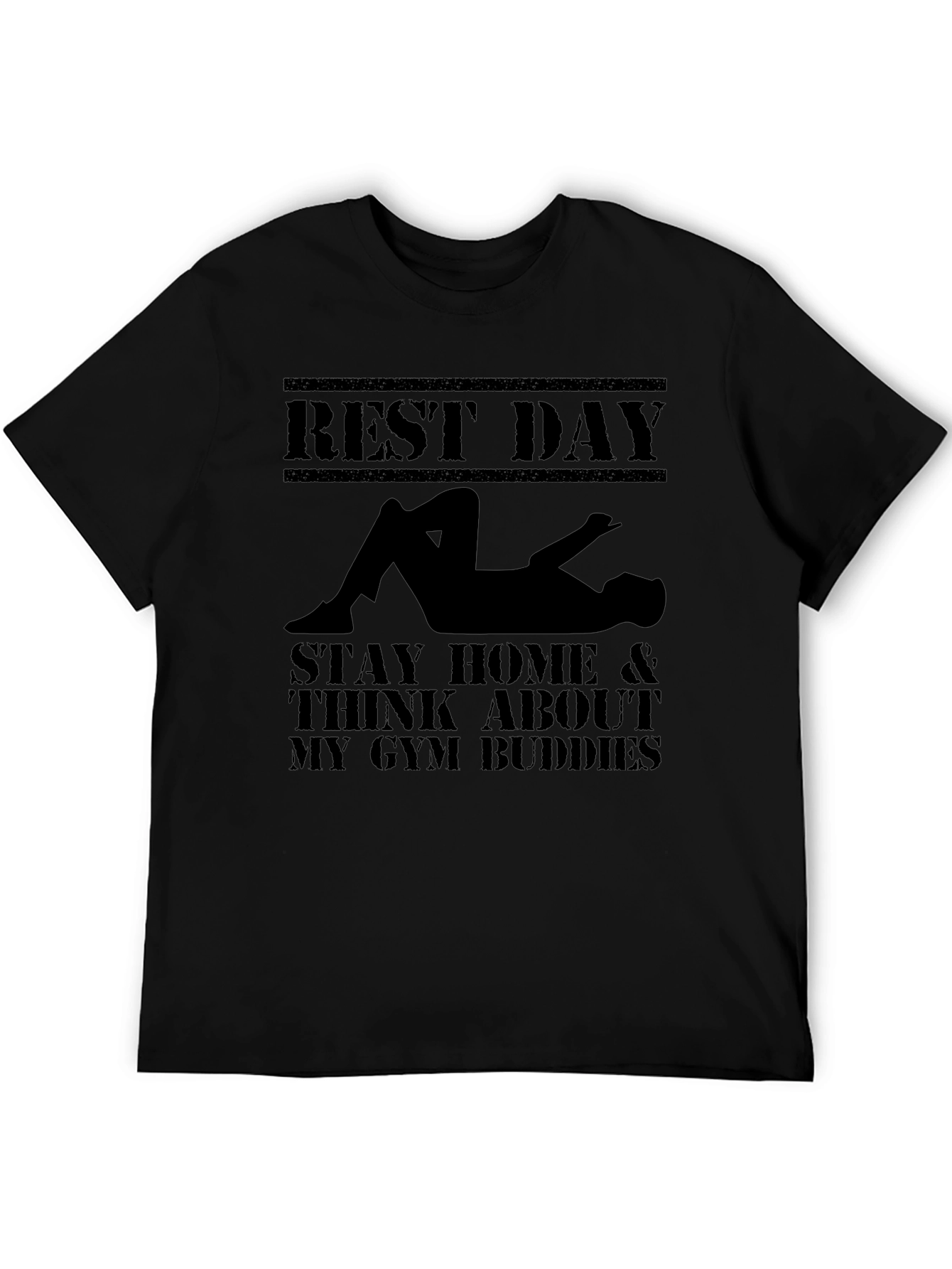 Rest Day Gym Buddies Graphic T-Shirt
