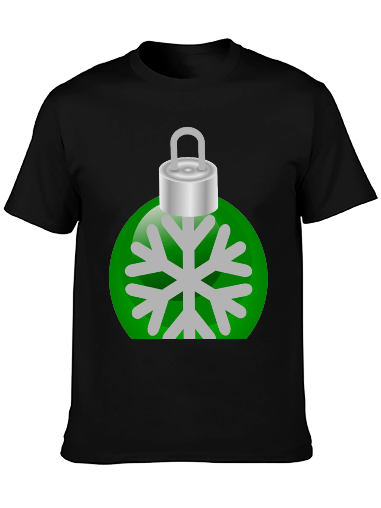 Festive Snowflake Ornament Graphic Tee