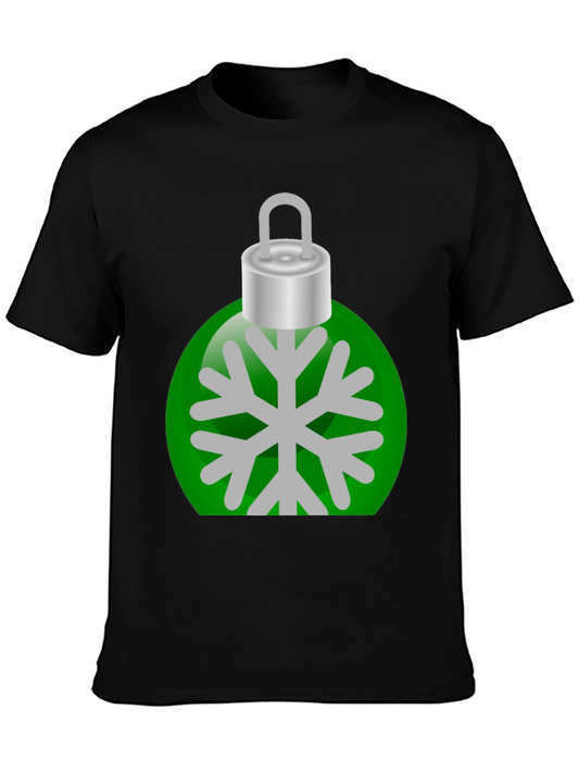 Festive Snowflake Ornament Graphic Tee