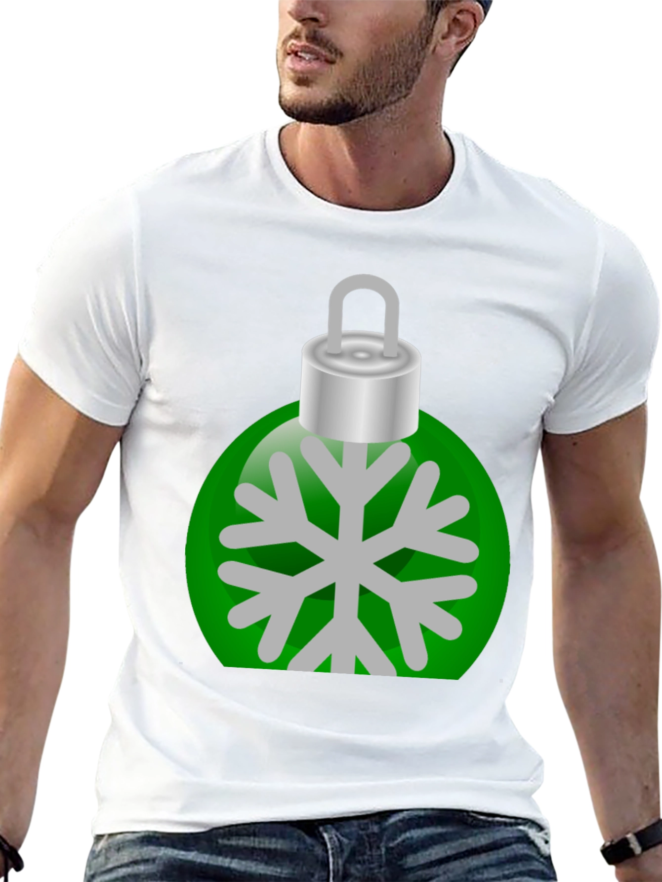 Festive Snowflake Ornament Graphic Tee