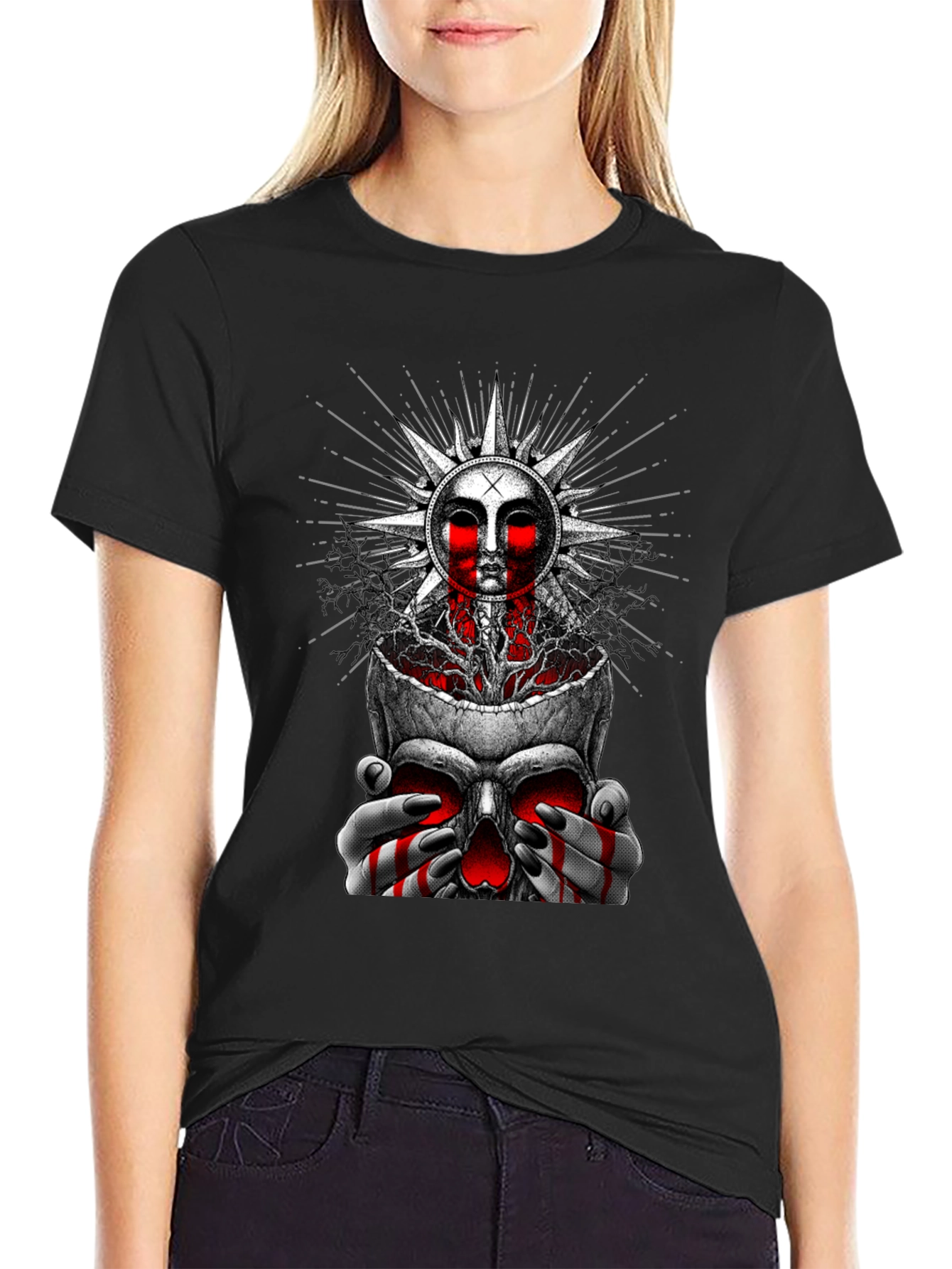 Skull Sun Graphic Tee