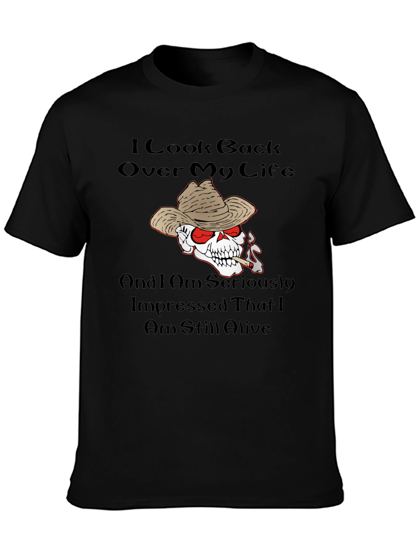 I Look Back Over My Life Graphic Tee