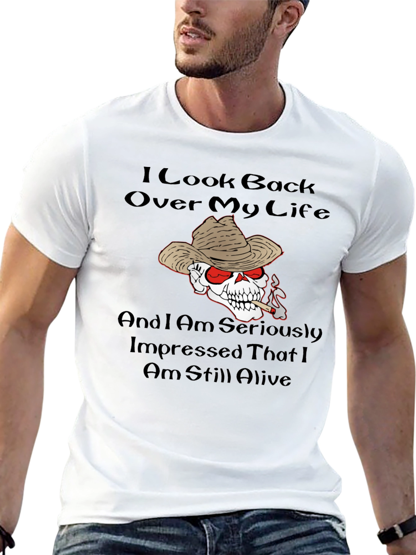 I Look Back Over My Life Graphic Tee