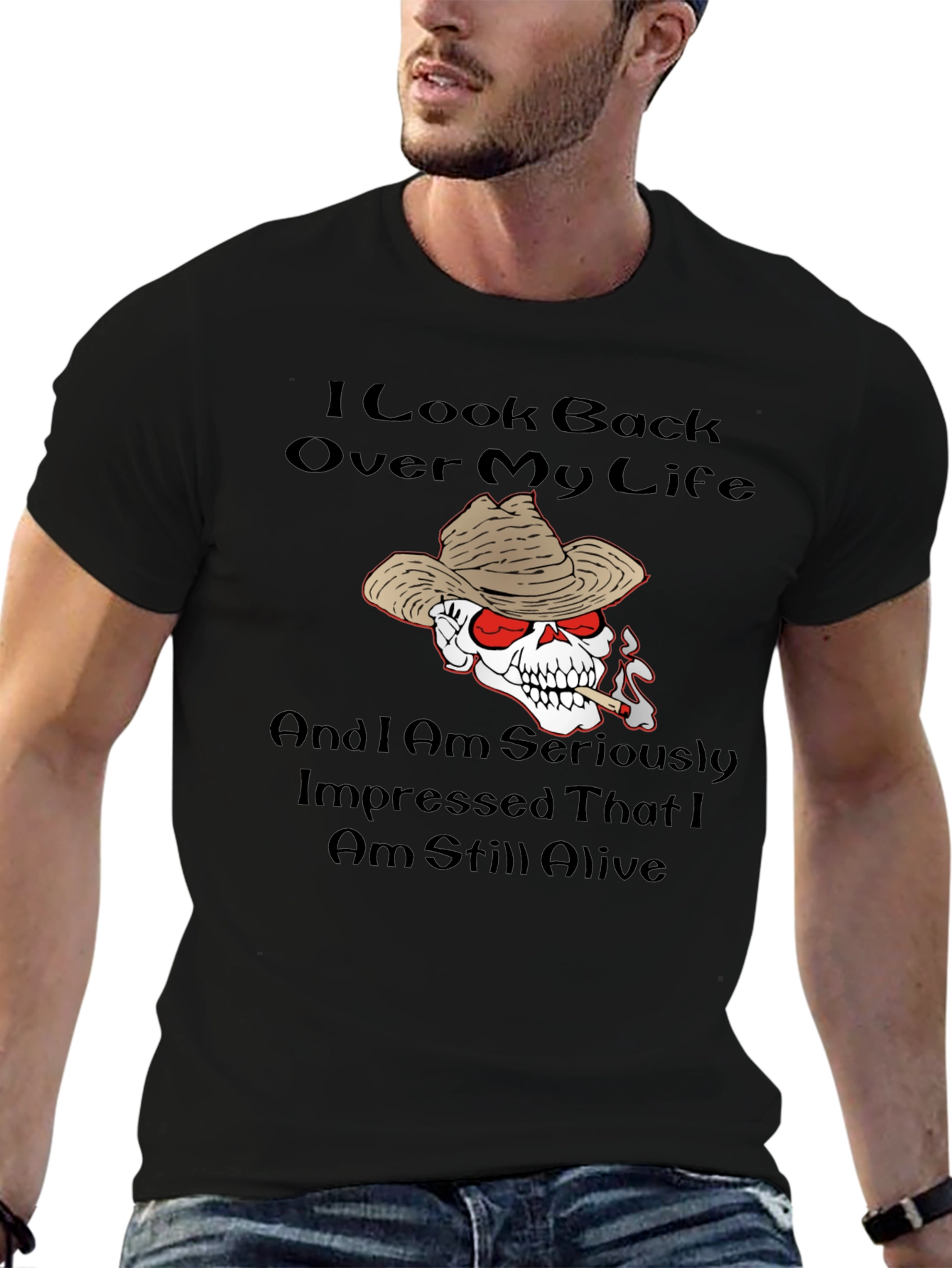 I Look Back Over My Life Graphic Tee