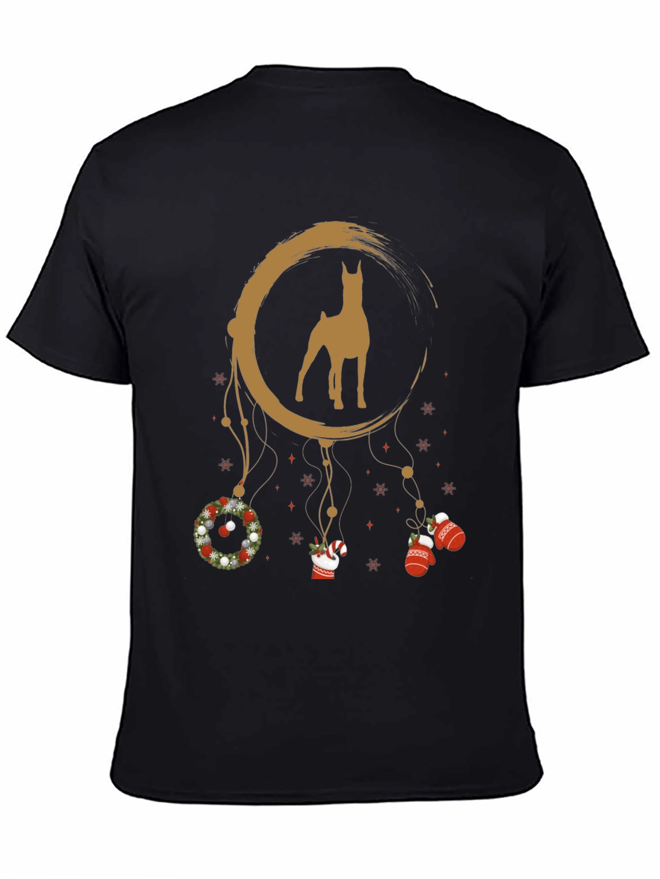 Doberman Christmas Dreamcatcher Graphic Tee
