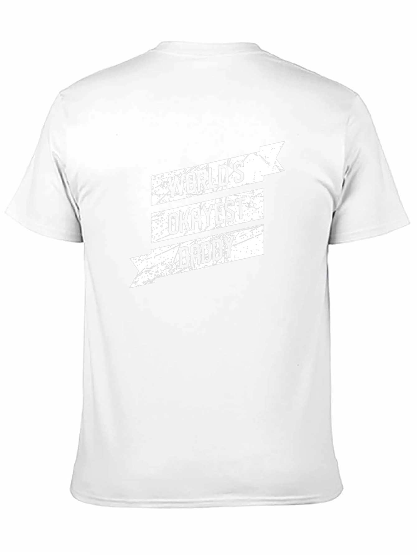 Worlds Okayest Daddy Graphic Tee - Black