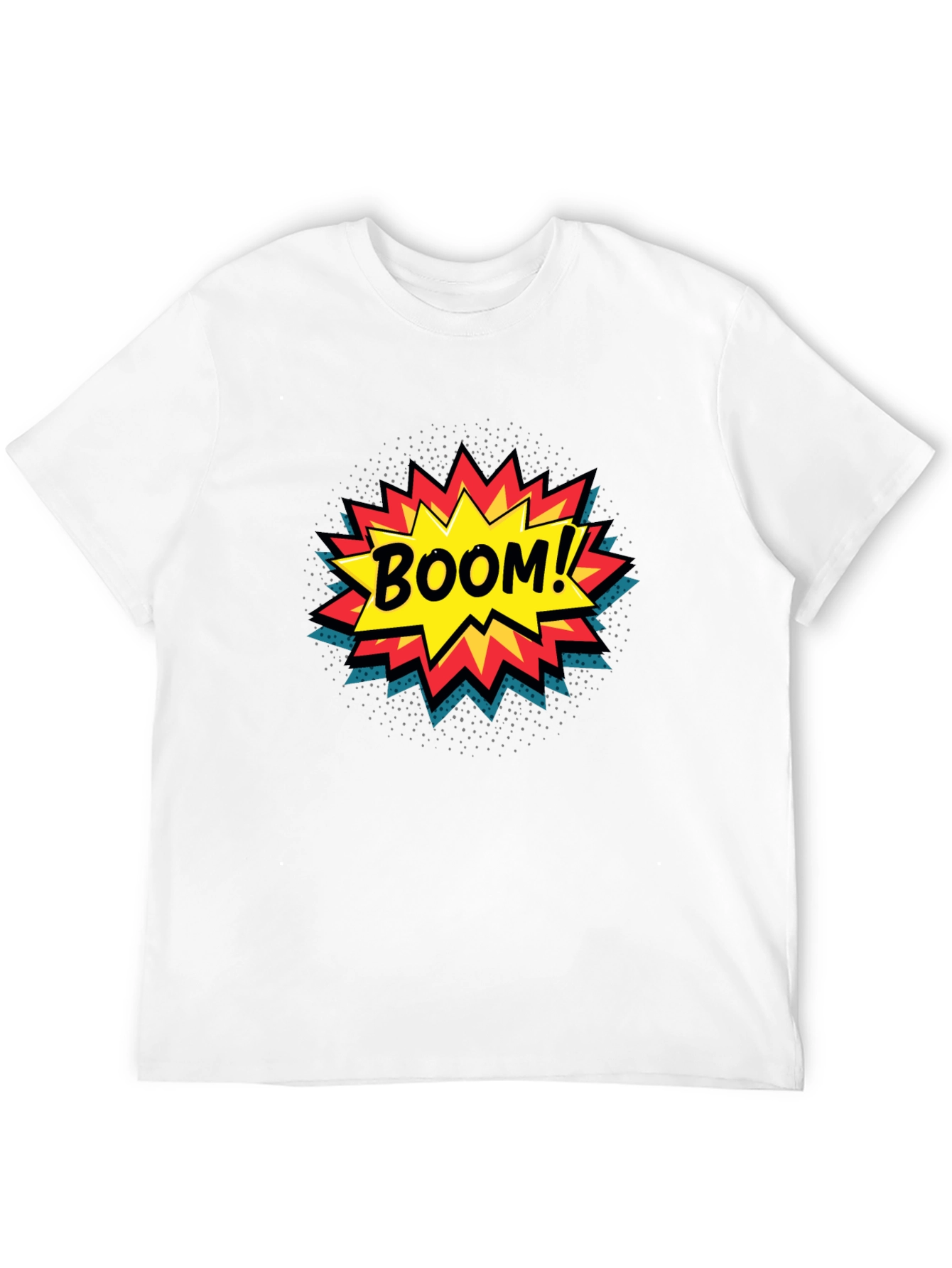Boom! Comic Book Graphic Print Black T-Shirt