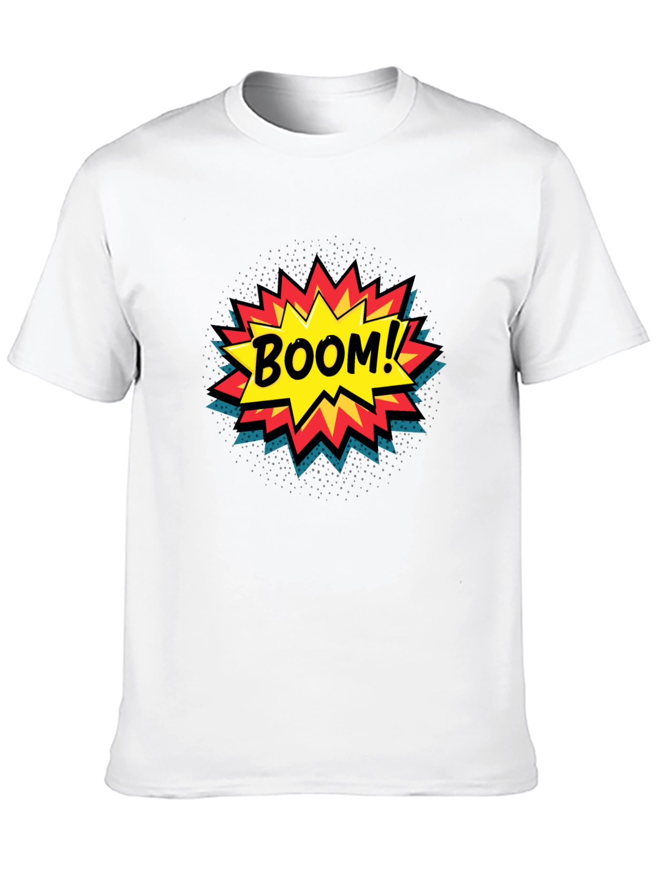 Boom! Comic Book Graphic Print Black T-Shirt