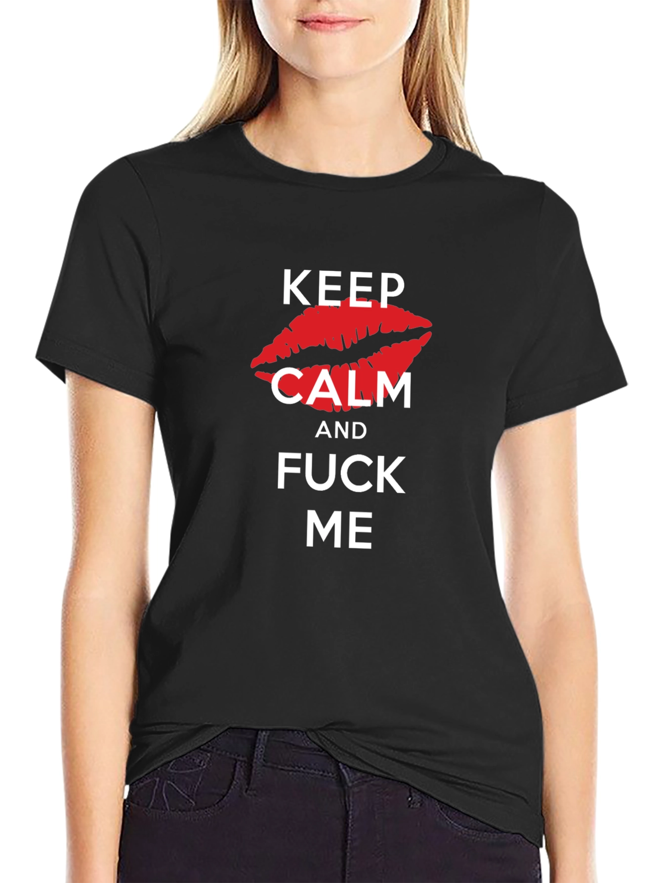 Keep Calm Kiss Me Graphic Tee