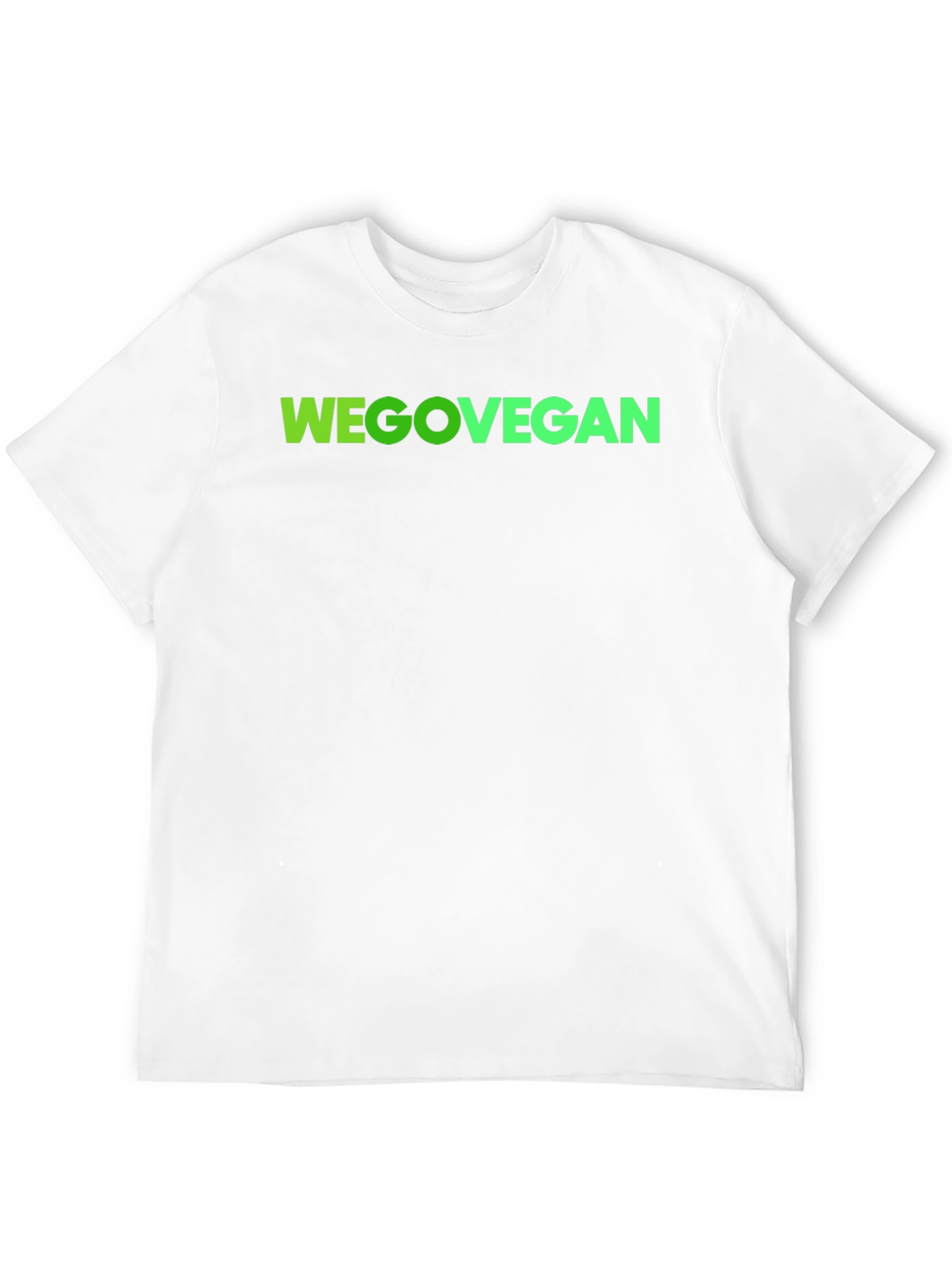 WEGOVEGAN Black T-Shirt Vegan Lifestyle Tee