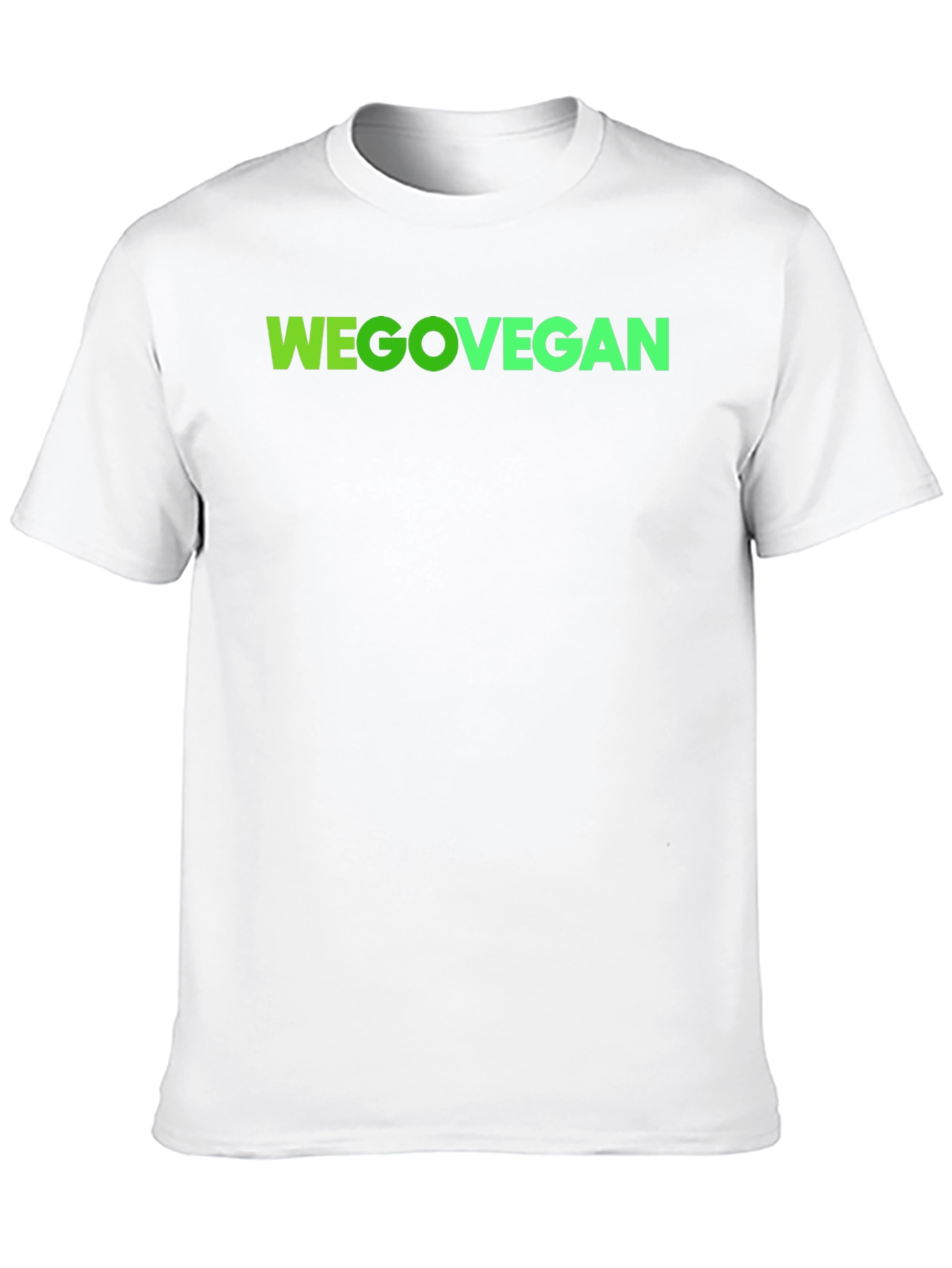 WEGOVEGAN Black T-Shirt Vegan Lifestyle Tee