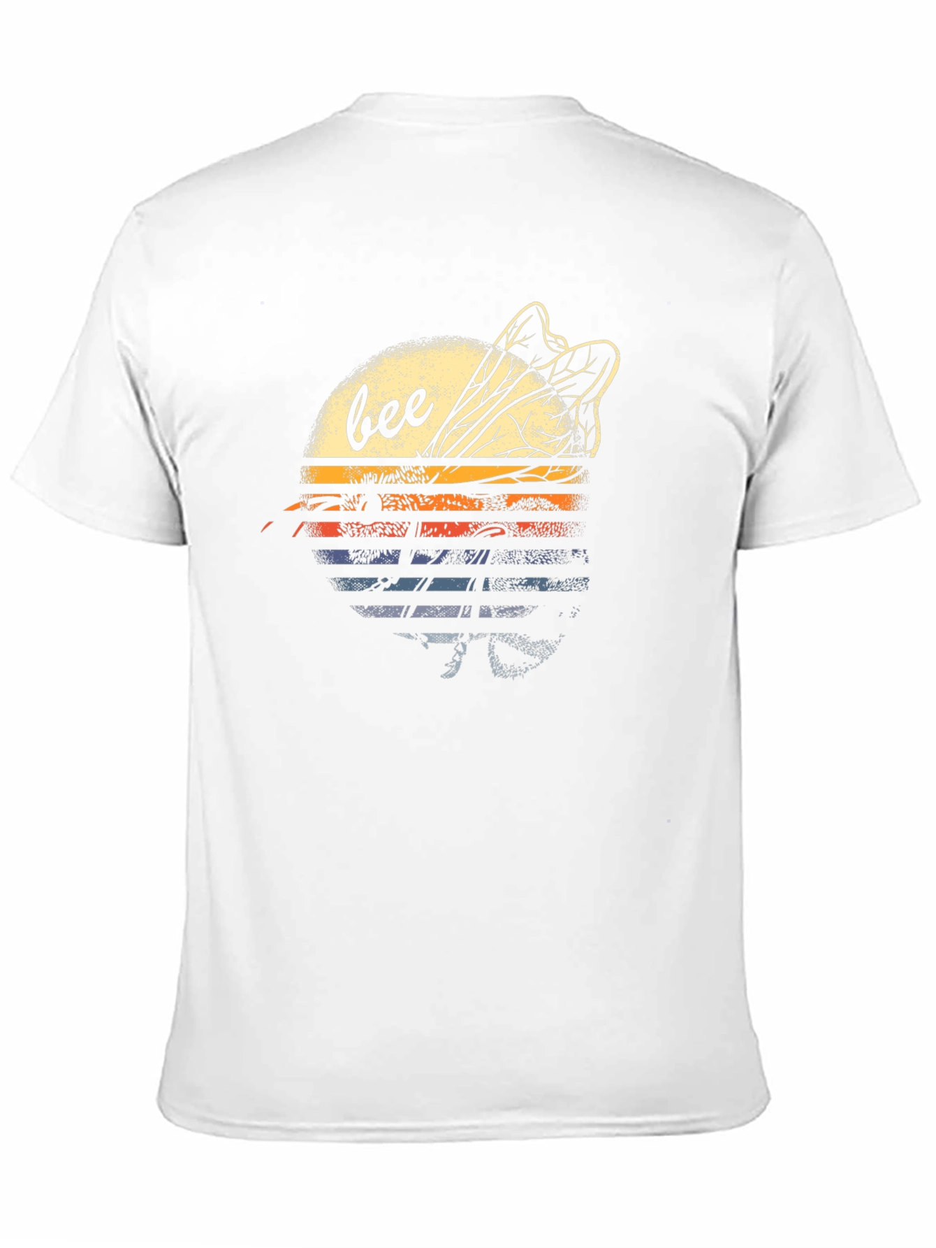 Retro Bee Graphic T-Shirt - Black