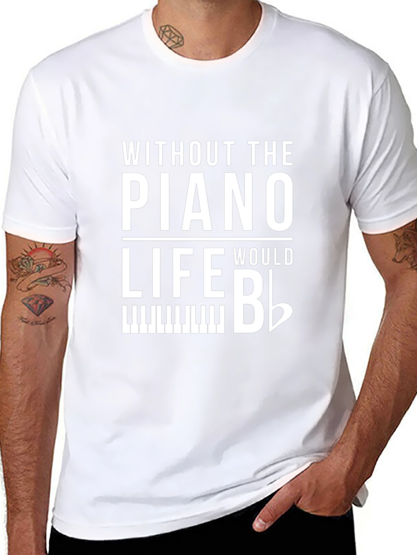 Piano Life Funny Music T-Shirt