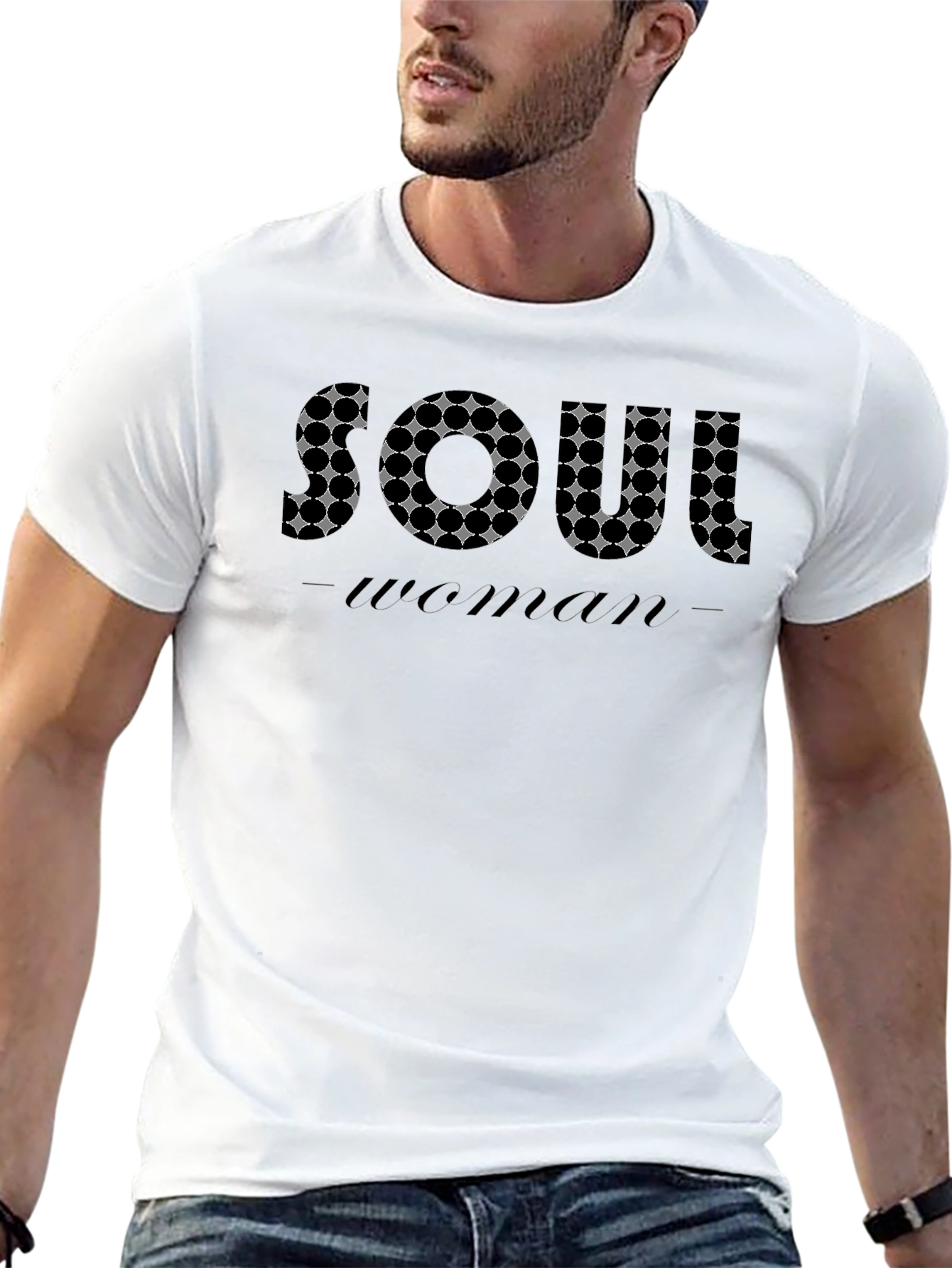 Soul Woman Black Graphic T-Shirt